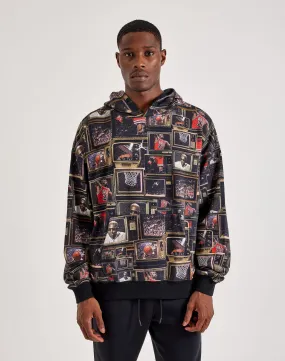 Jordan Brooklyn Fleece Printed Hoodie Sea Fit QuickPackable Design