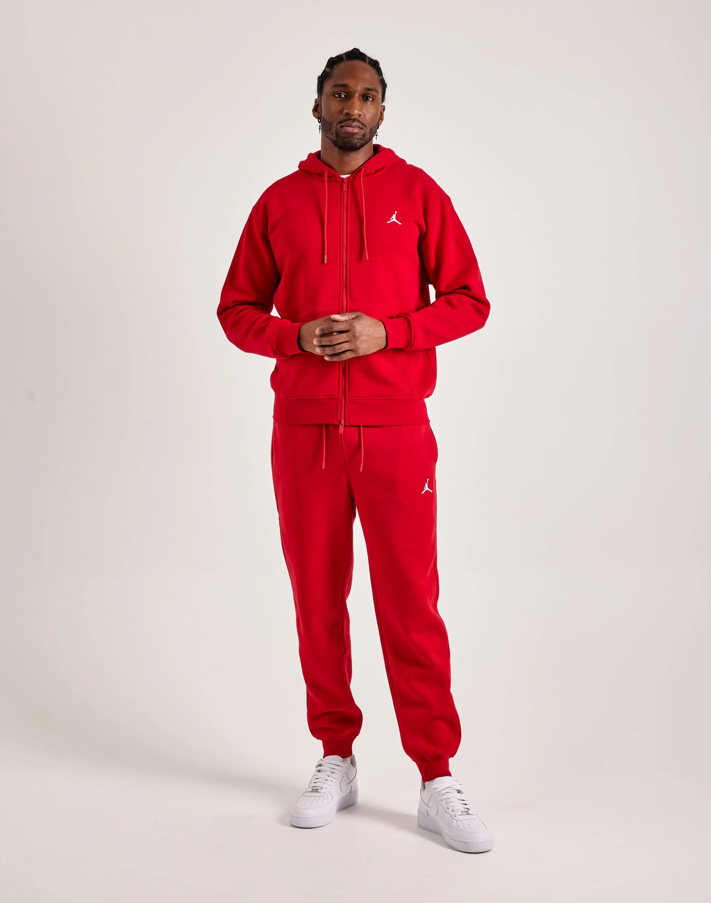 Jordan Brooklyn Full-Zip Fleece Hoodie LowMaintenance SoftTouch Texture
