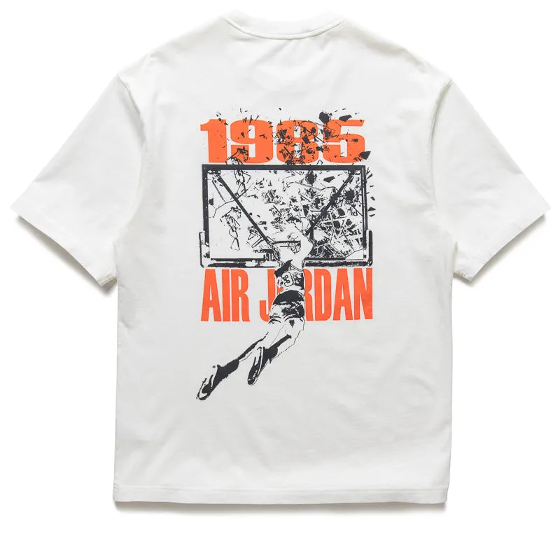 functionality home clothes Jordan Brooklyn Oversized Graphic Tee - Sail/Off Noir