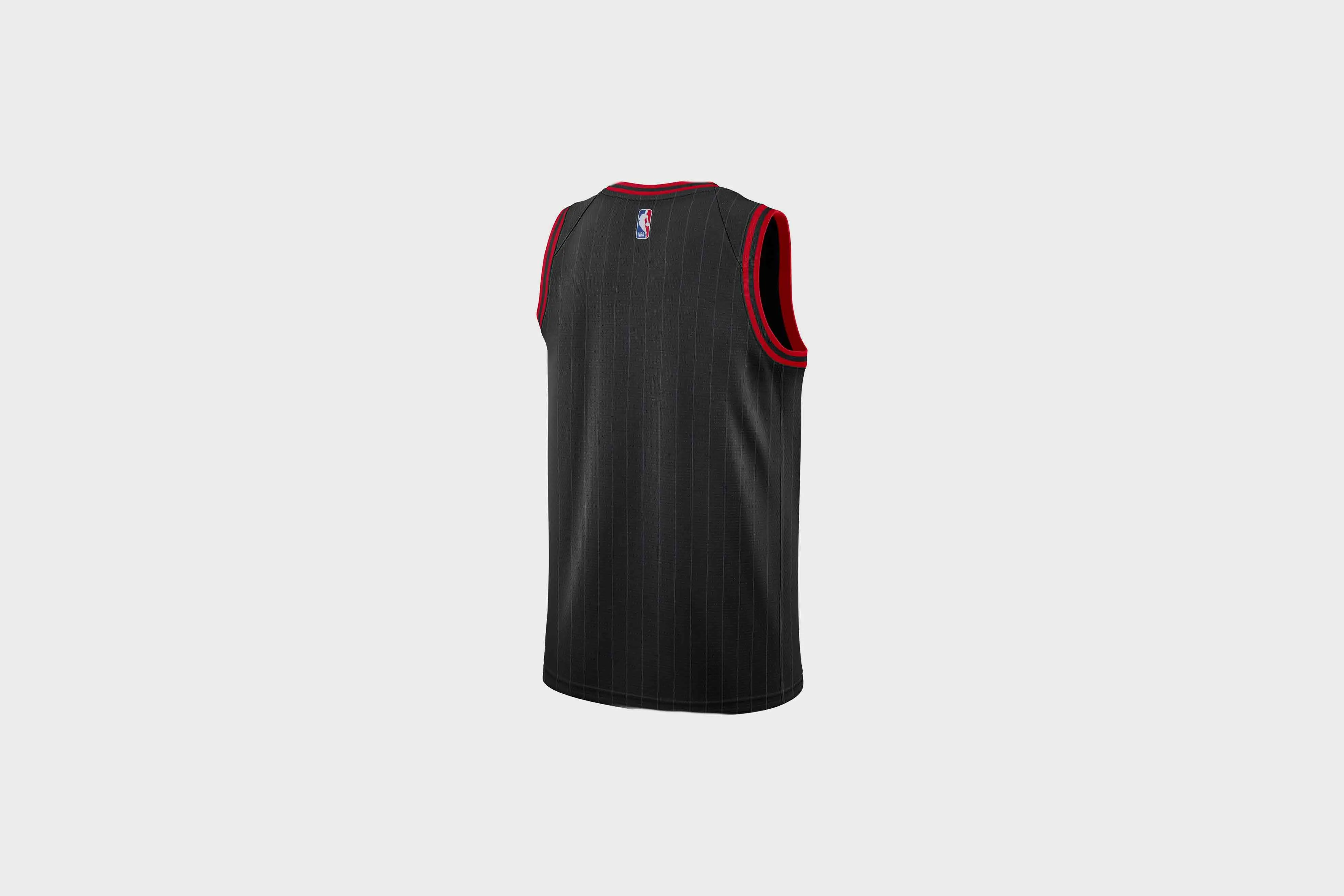 Jordan Chicago Bulls Jersey (Black/Red) StaticResistantTextile