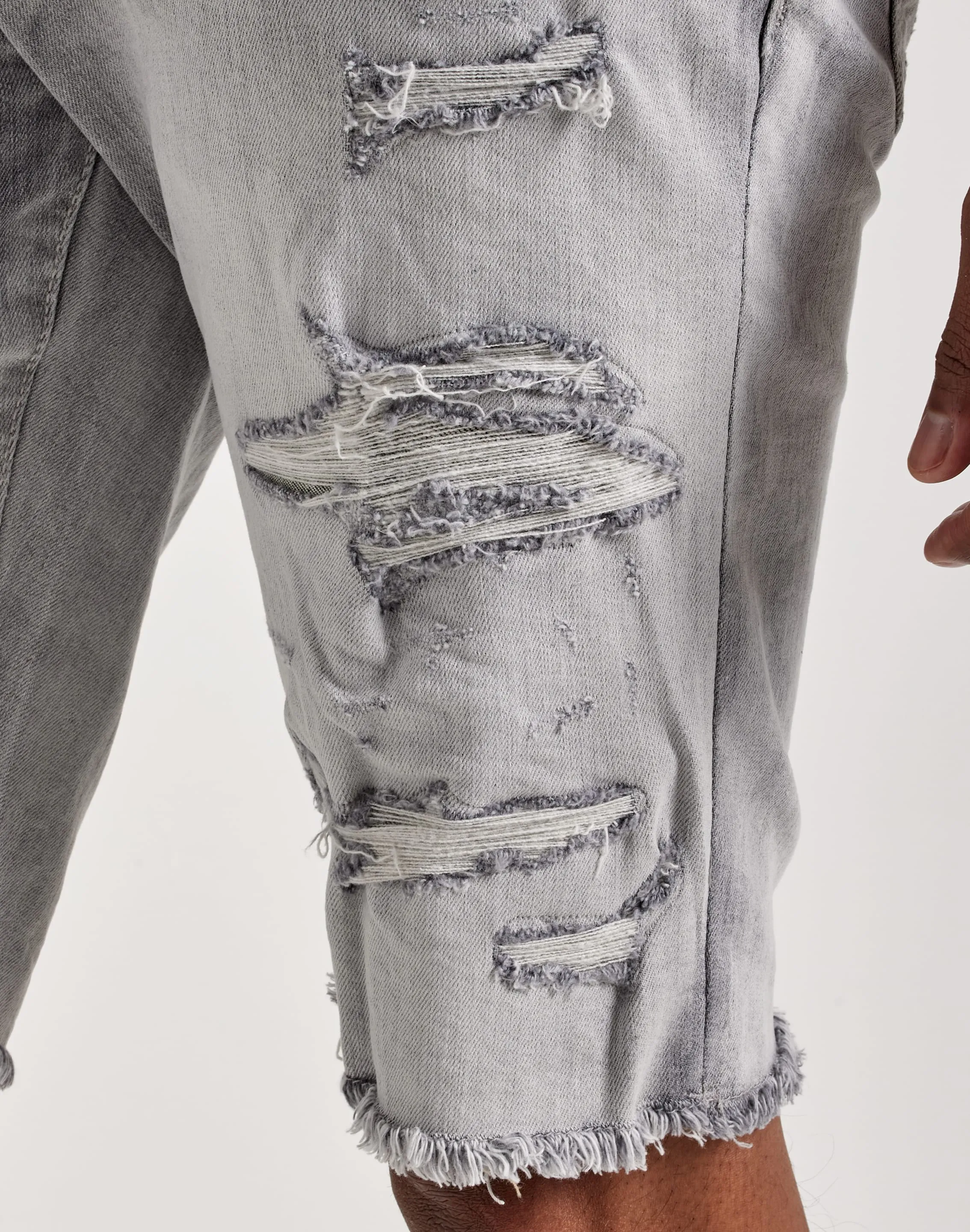 Jordan Craig Basic Denim Shorts Art Glow