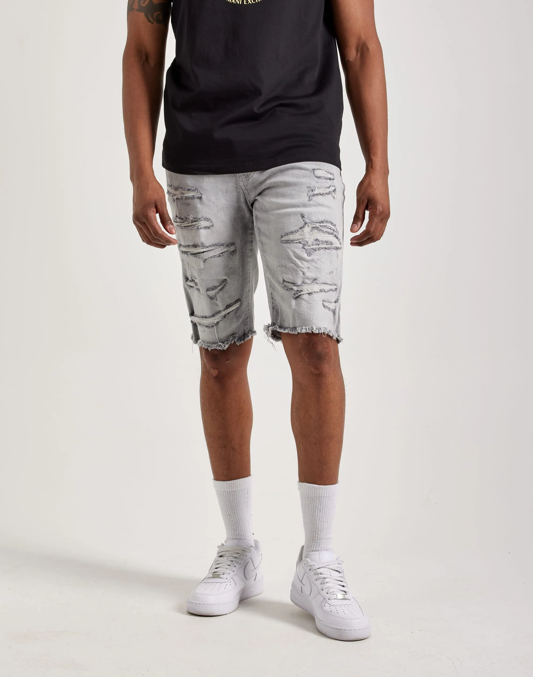 Jordan Craig Basic Denim Shorts Night Charm Firm Leather