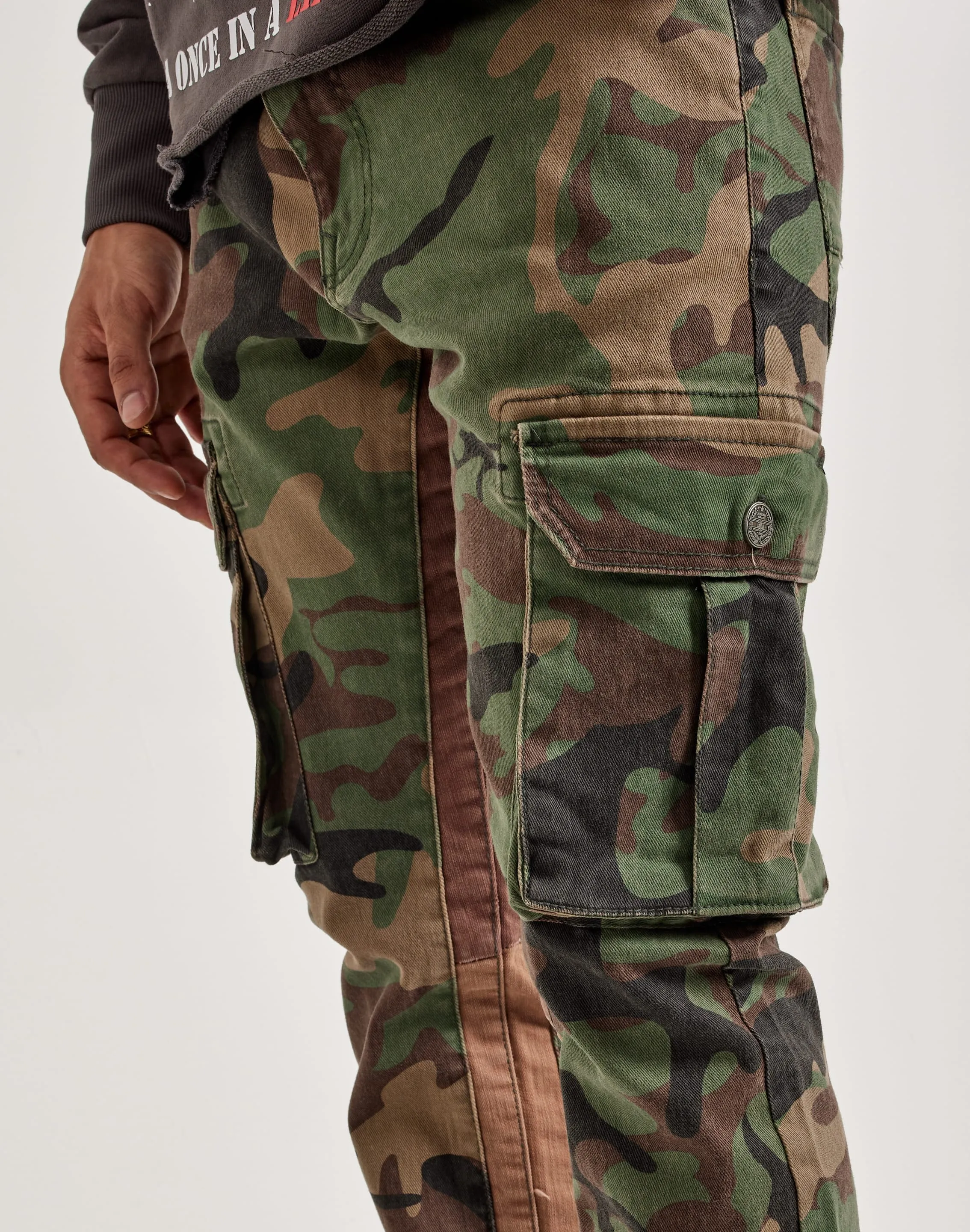 Fresh Glow QuickReleaseFastenings Jordan Craig Martin Stacked Cargo Jeans