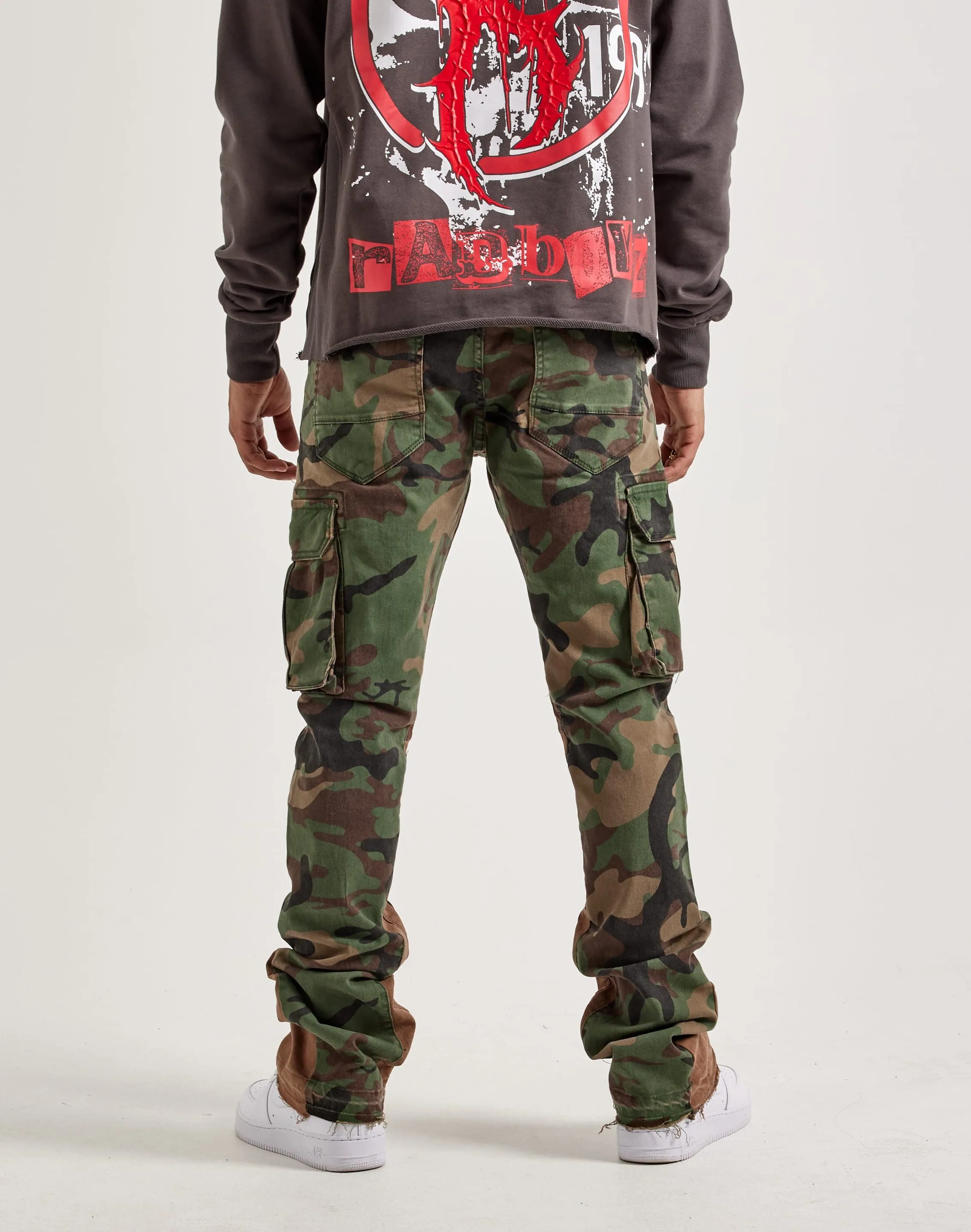 Noble Core Jordan Craig Martin Stacked Cargo Jeans