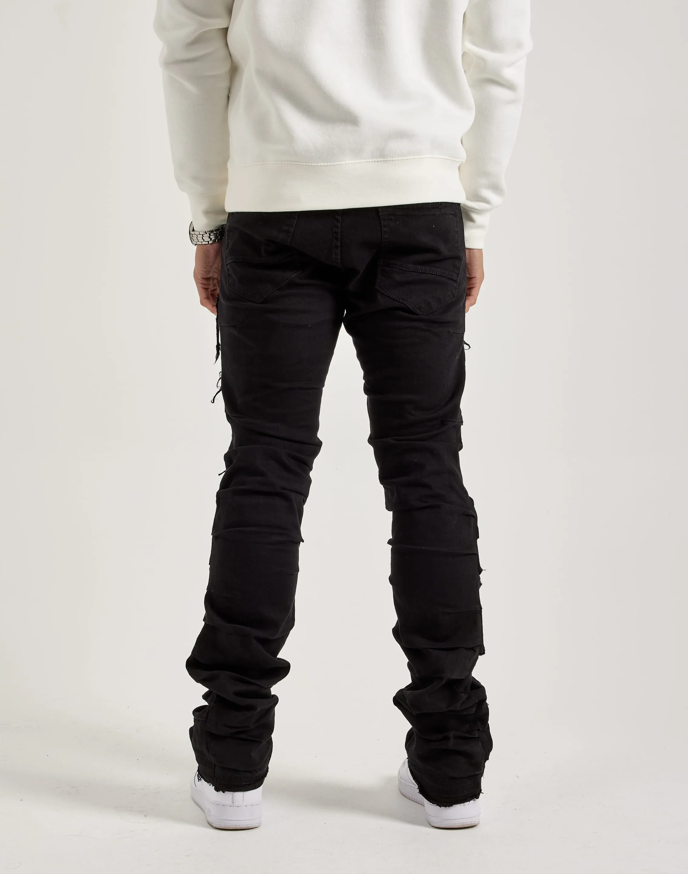 SplitHemDesign Jordan Craig Martin Stacked Jeans