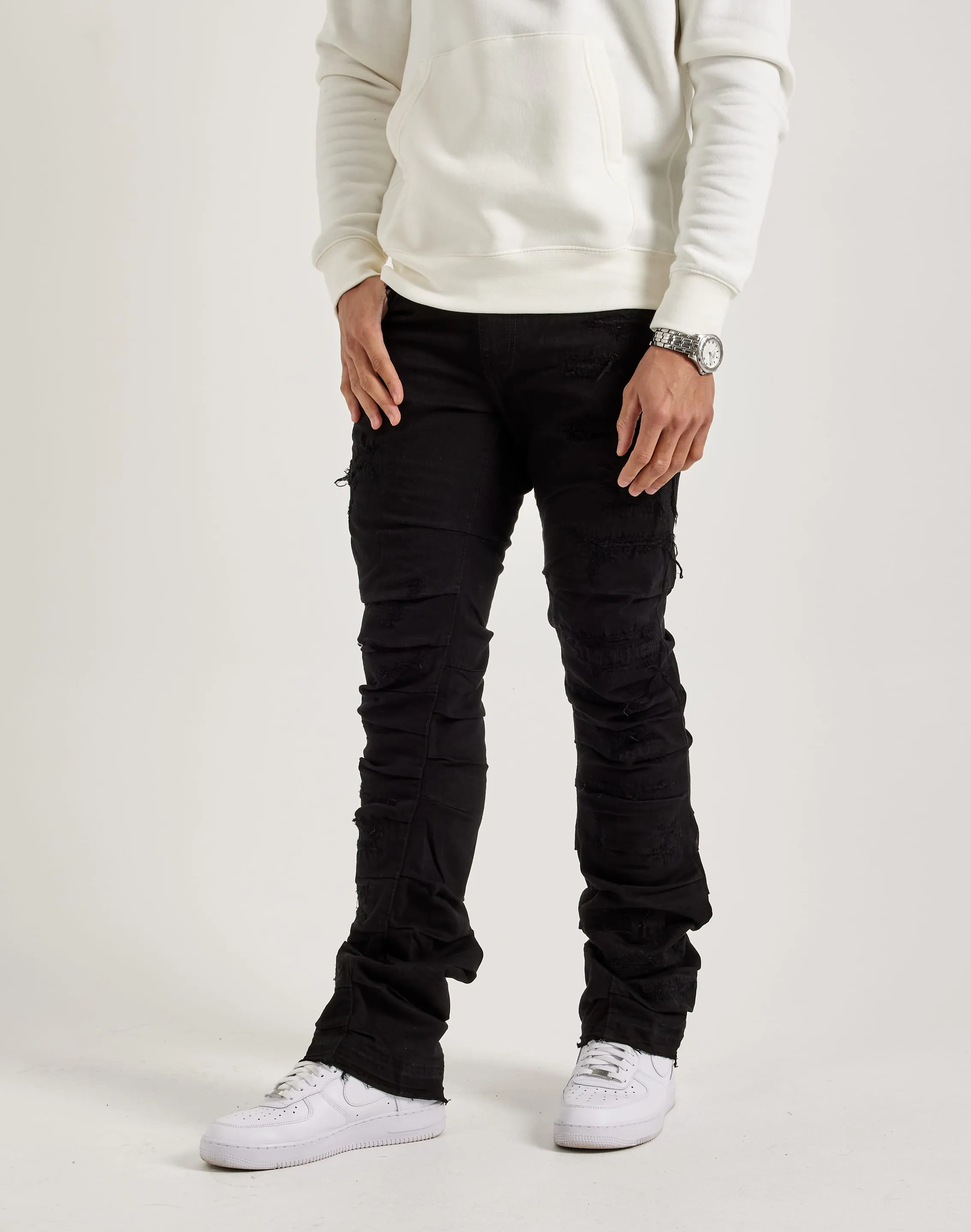 Jordan Craig Martin Stacked Jeans LowBulkFabric Loose Fit