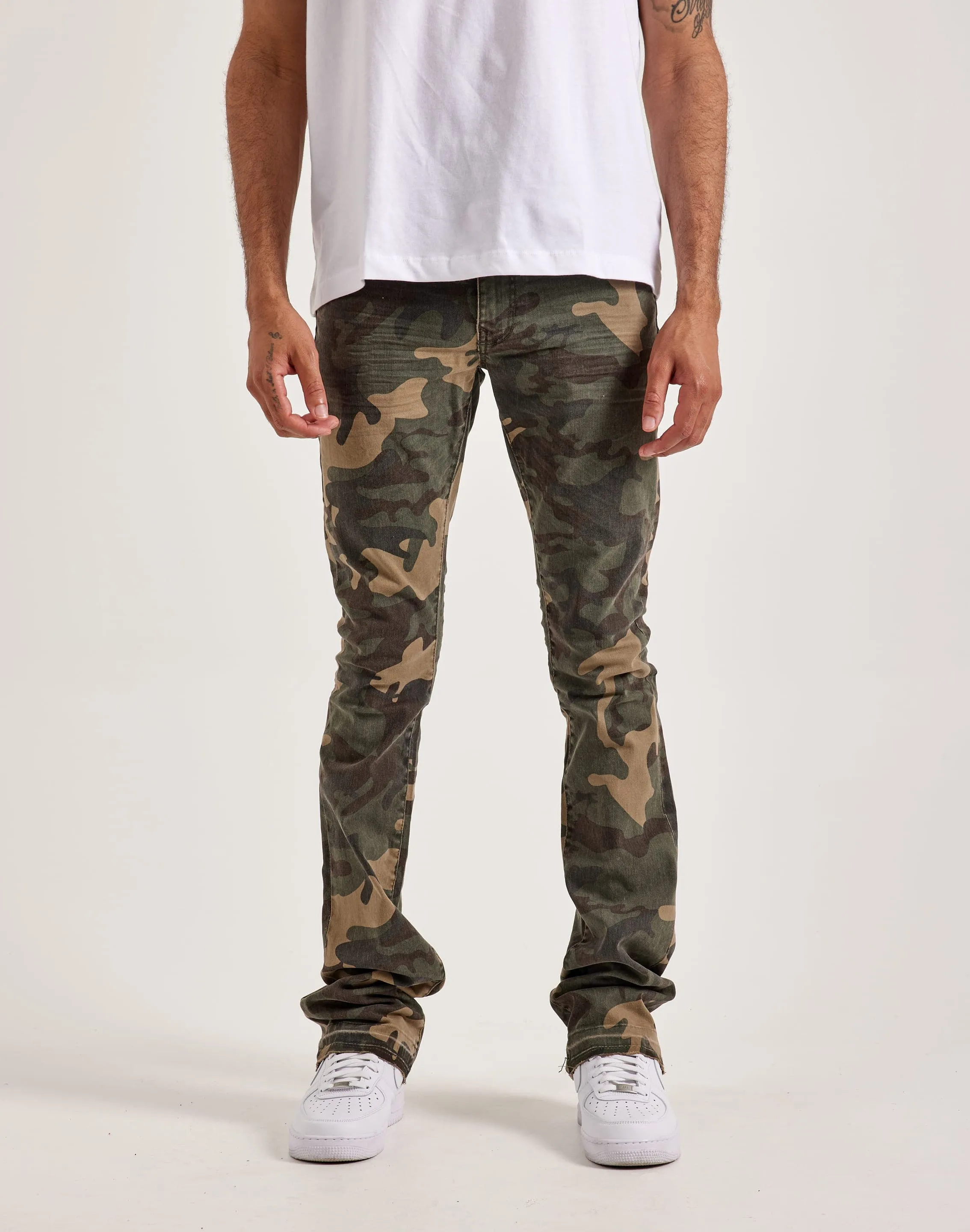 Jordan Craig Stacked Denim Jeans Faith Core