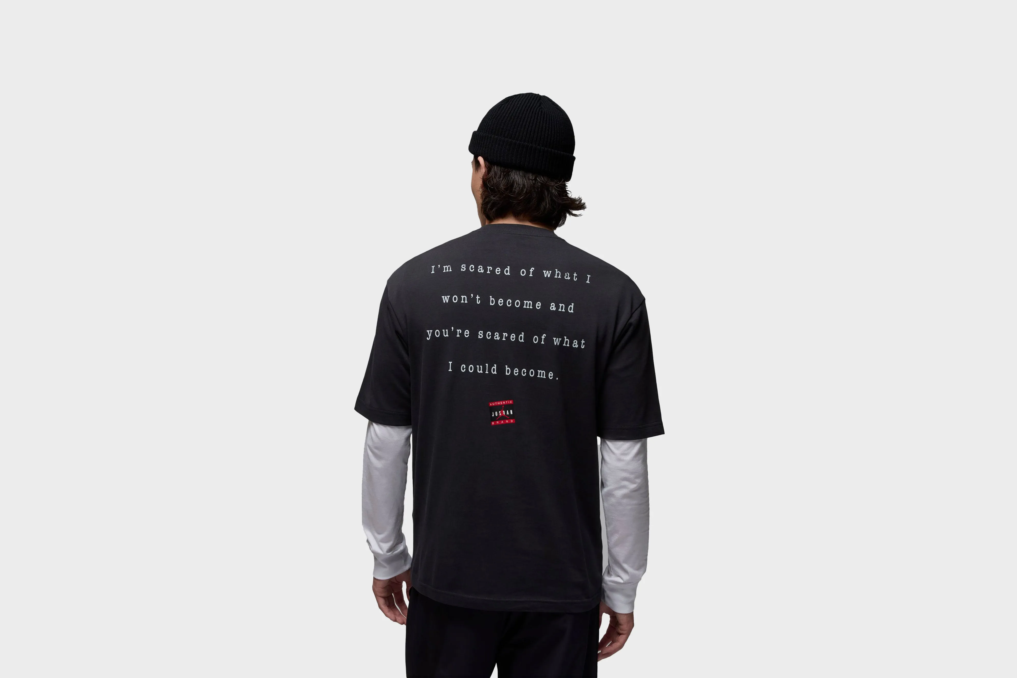 All weather Jordan Crew Neck T-Shirt (Off Noir)