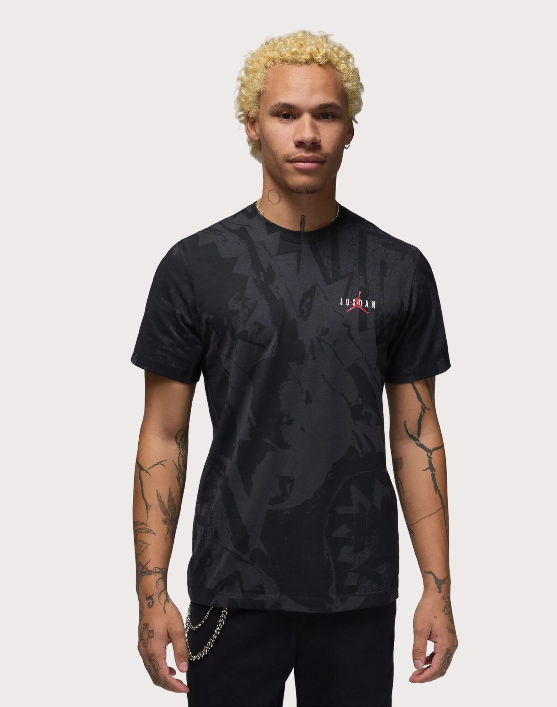 QuickDryDesign Sheer Glow Jordan Crewneck Tee