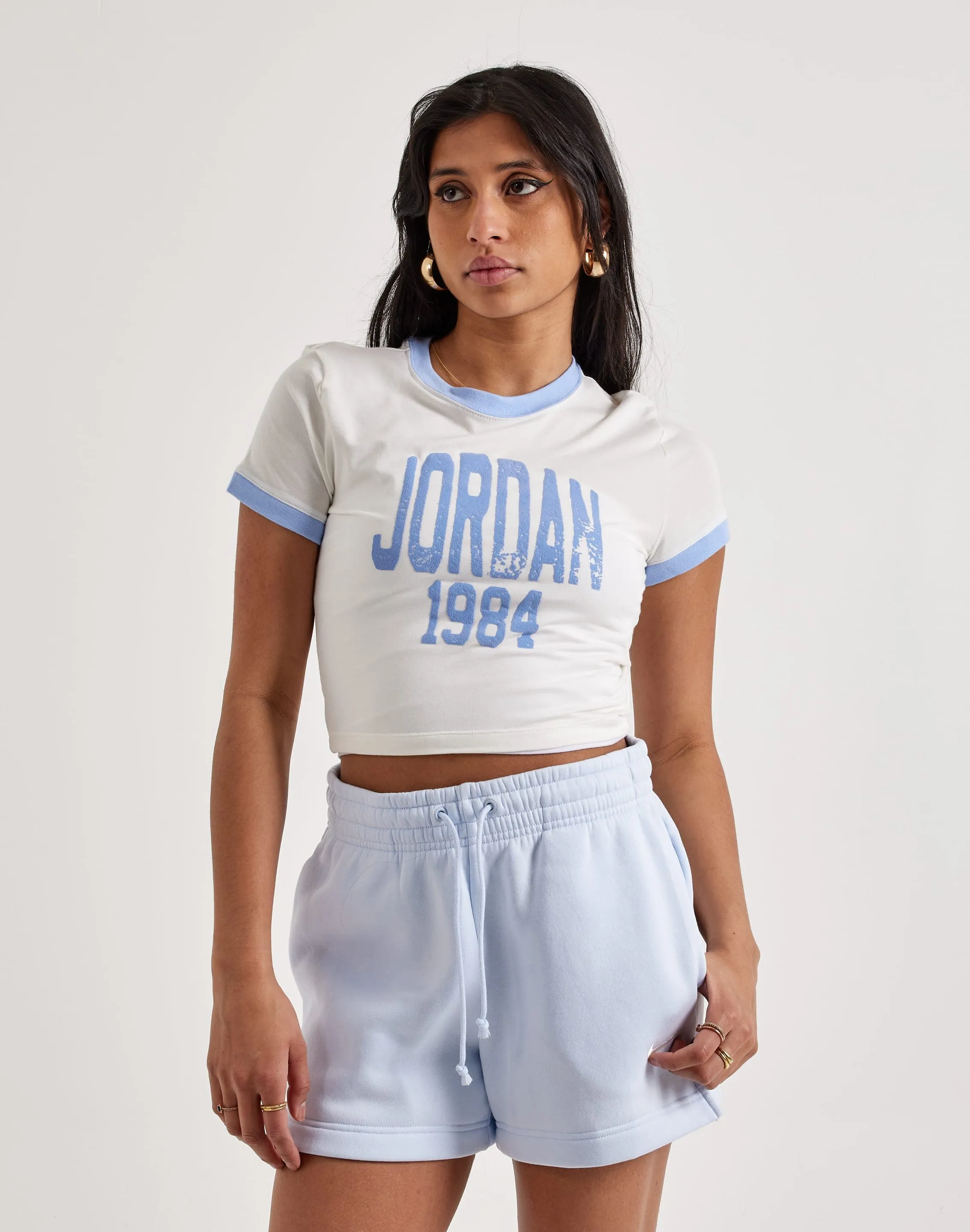 Snow Ready Chic Fit Jordan Cropped Graphic Tee