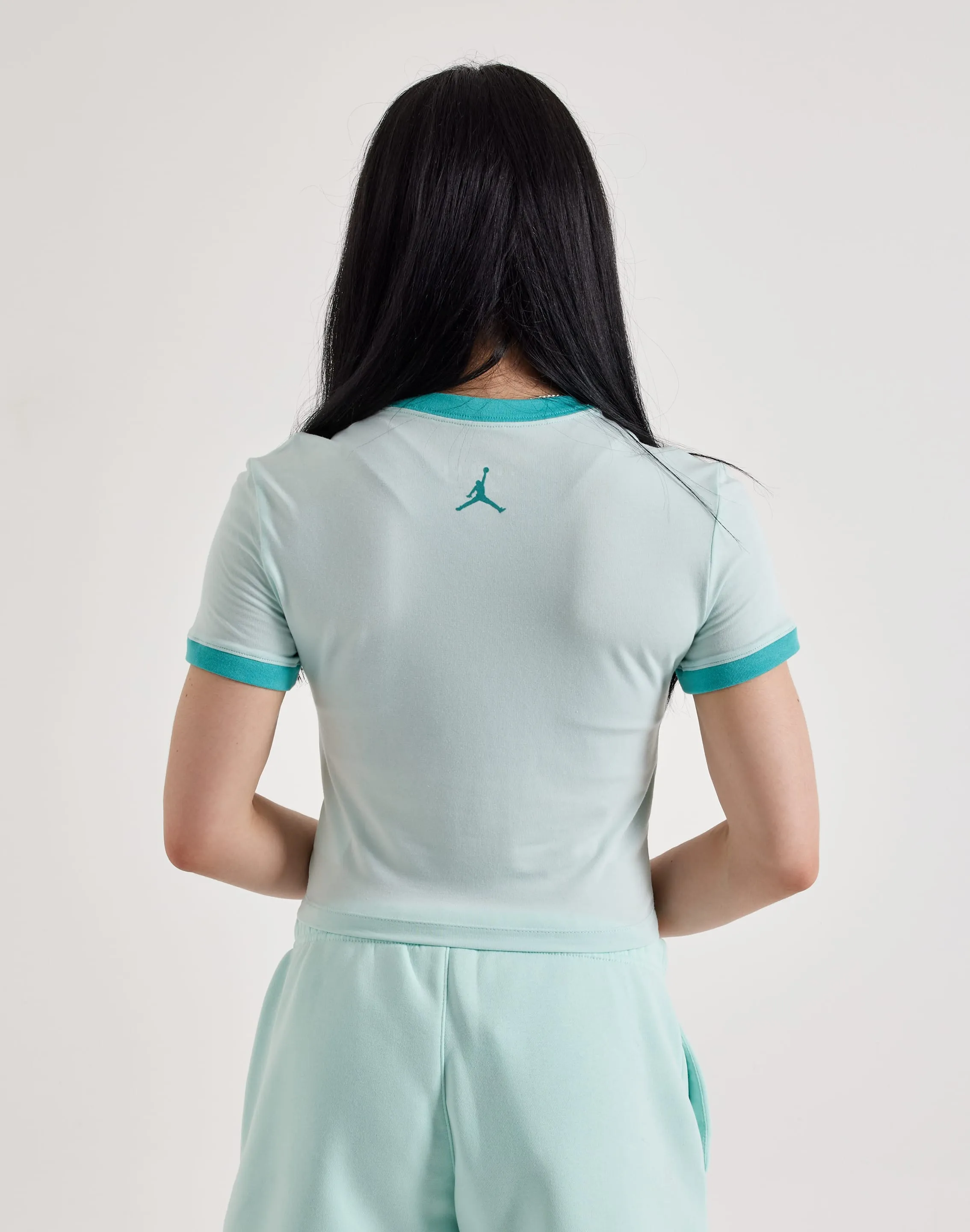 Jordan Cropped Graphic Tee Organic Cotton Certification