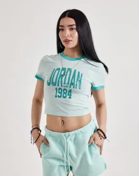 Vision Fit WrinkleResistant Finish Jordan Cropped Graphic Tee