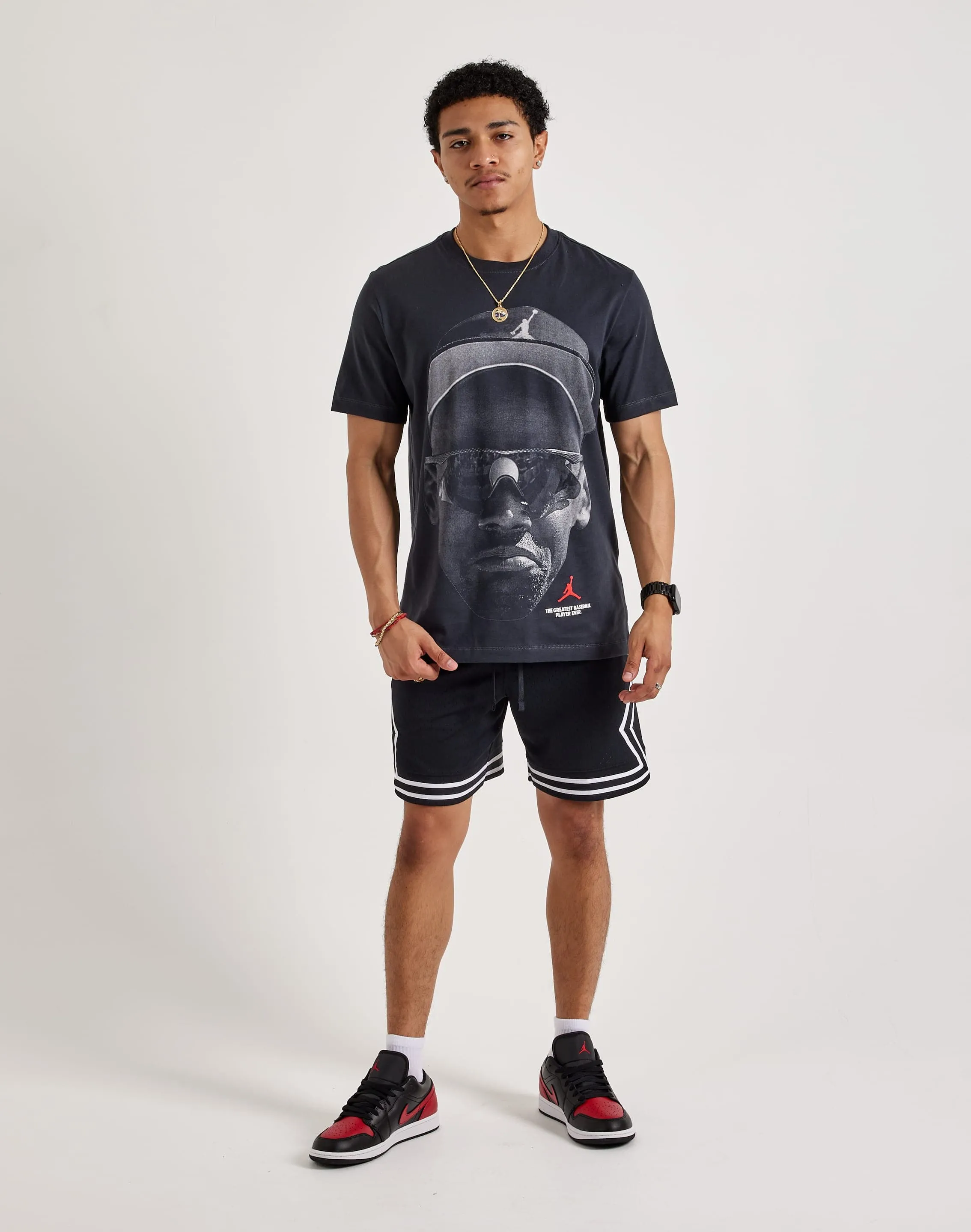 Jordan Diamond 45 Tee LayeredPaneling AntiBacterialTextile