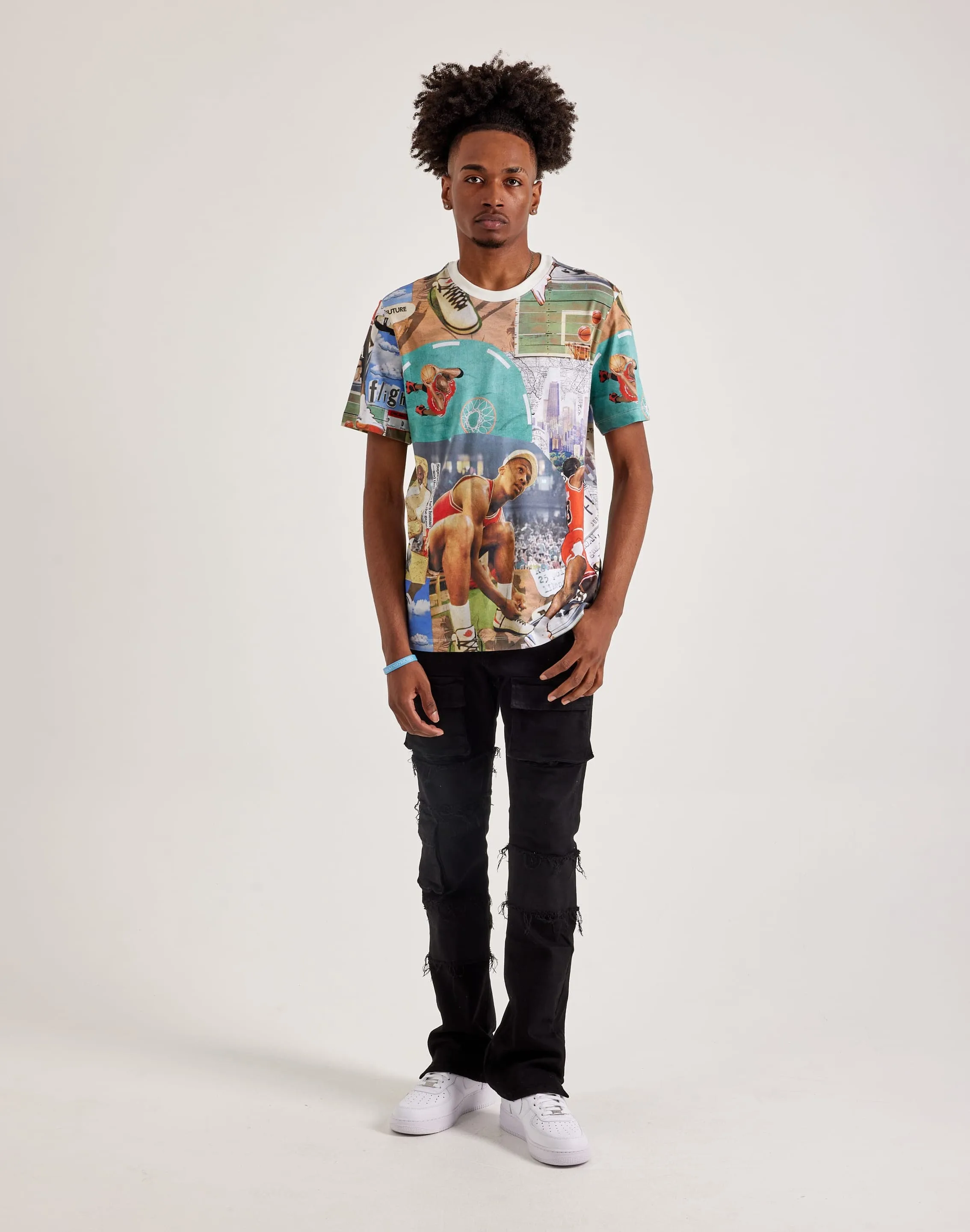Durable Construction Warm Base Jordan Flight Essentials Allover Print Tee