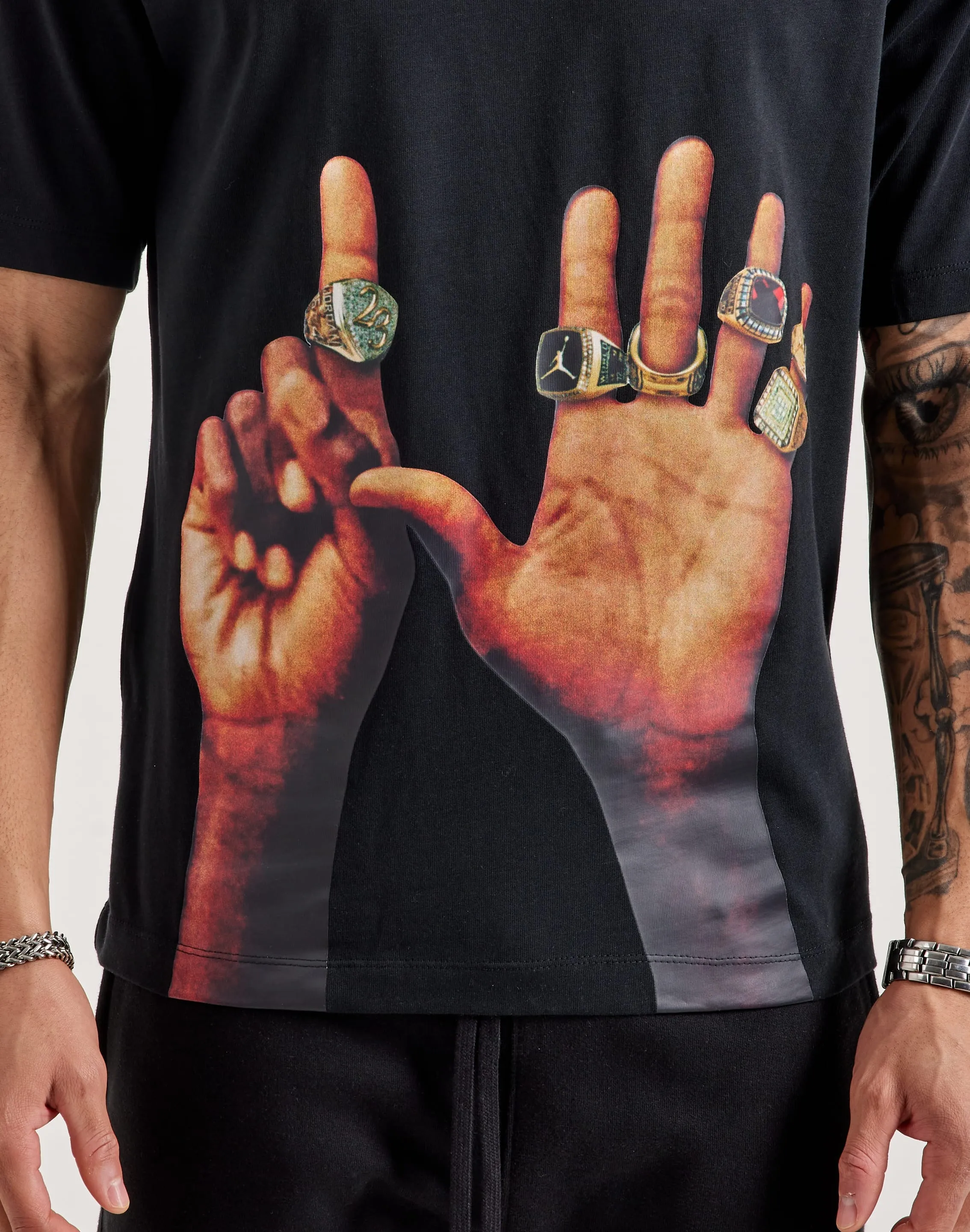 Jordan Flight MVP Rings Tee StretchPaneling VentilatedMesh
