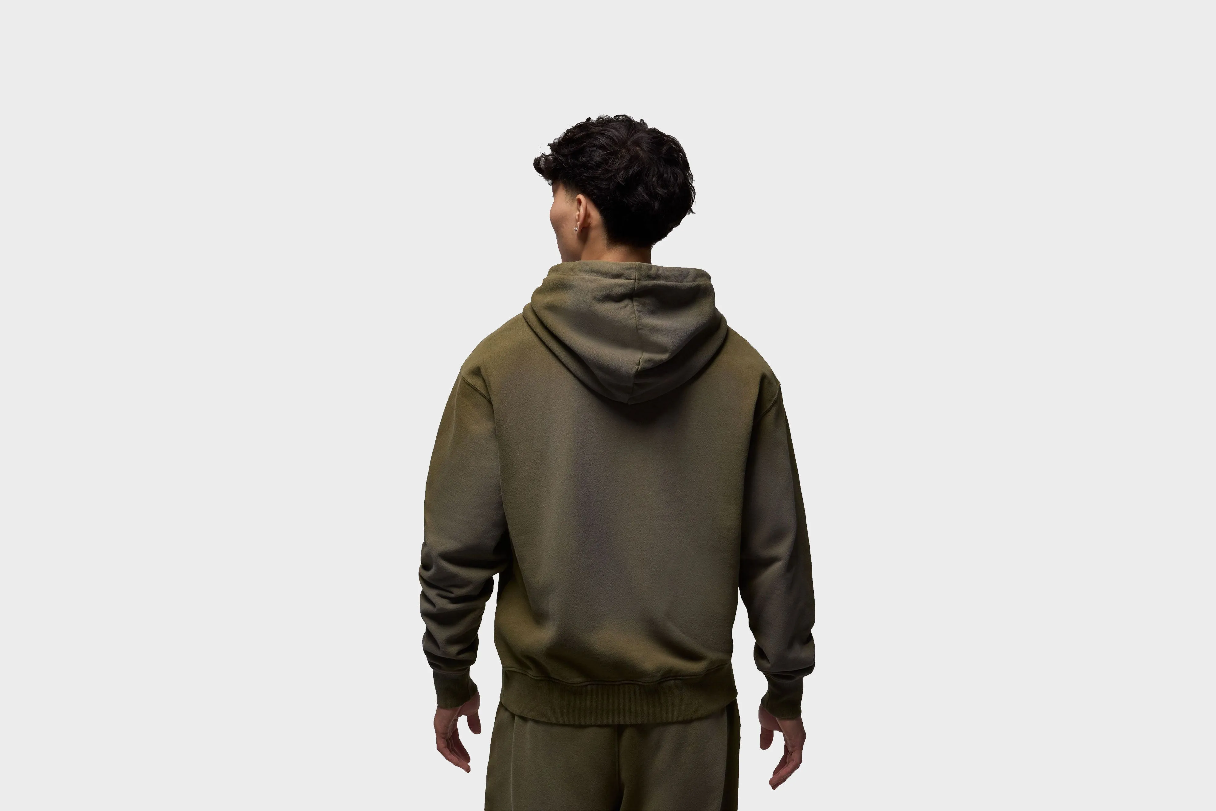 Jordan Flight Washed Hoodie (Olive) Halo Glow Game Day