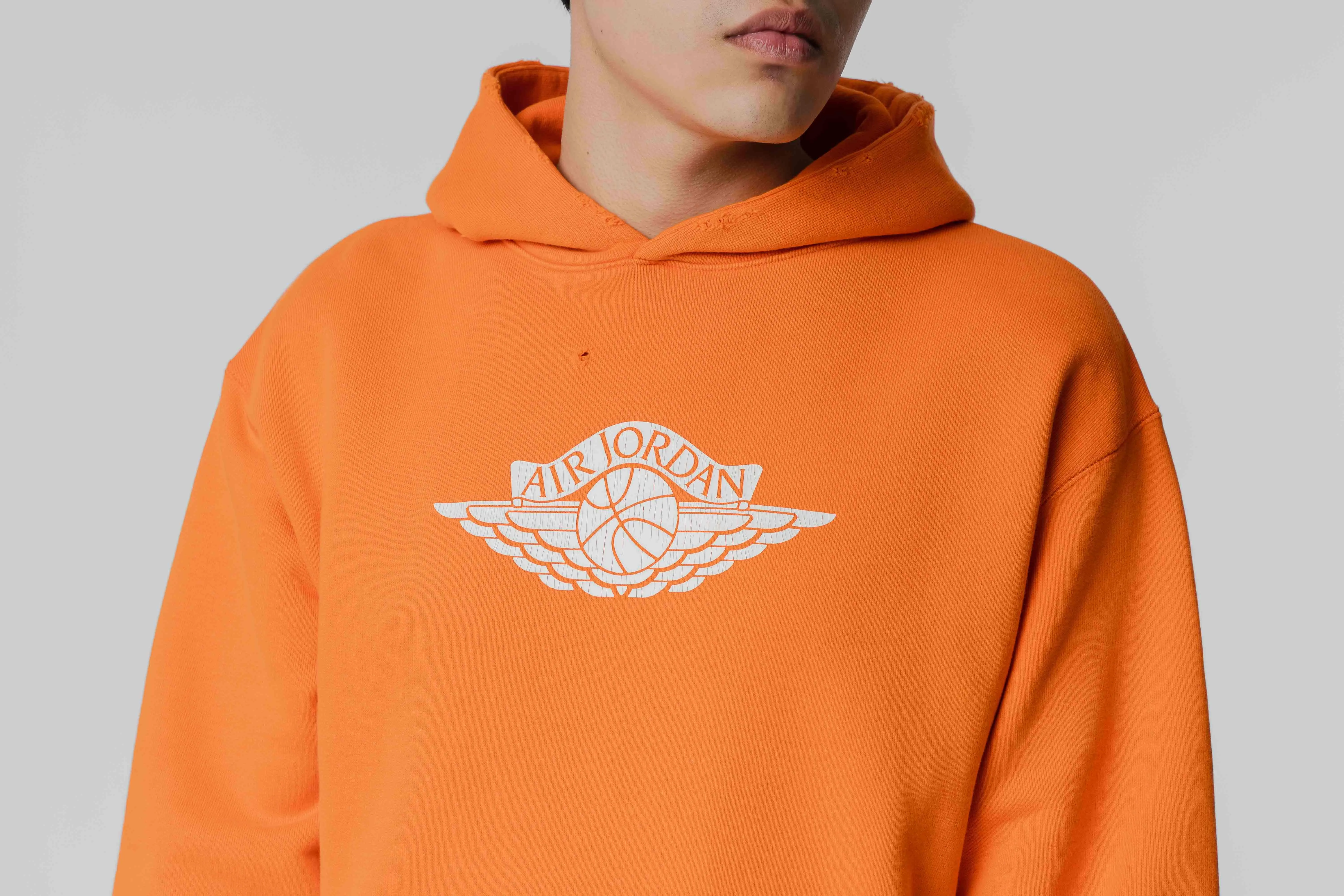 Jordan Rare Air Fleece Pullover Hoodie Layered Collar System SeamlessSidePanels