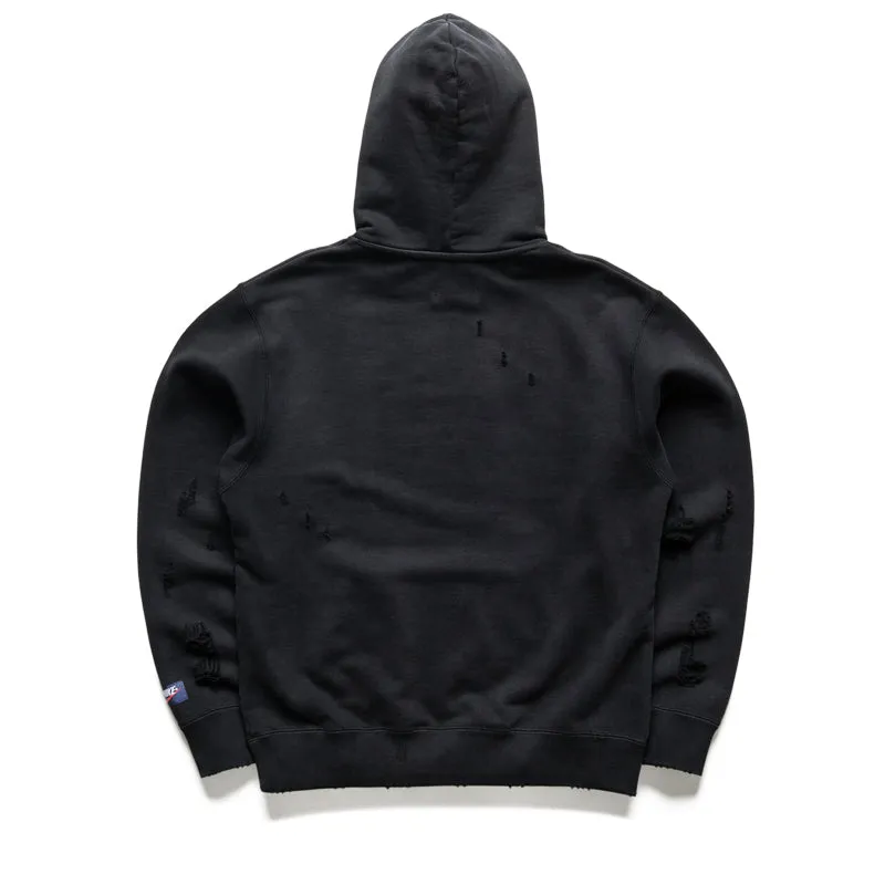 Jordan Rare Air Fleece Pullover Hoodie - Black/Chile Red Lightweight Midlayer Option Hip Hop Fashion