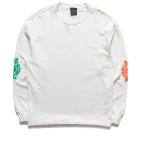 Jordan Rare Air L/S Tee - Sail/Brilliant Orange Smart Lay flat to dry