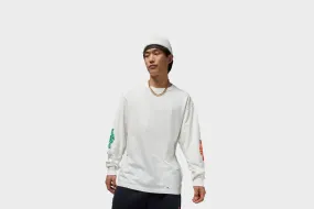 Jordan Rare Air Washed 85 L/S Shirt (Sail/Brilliant Orange) Shine Mood Dad Core