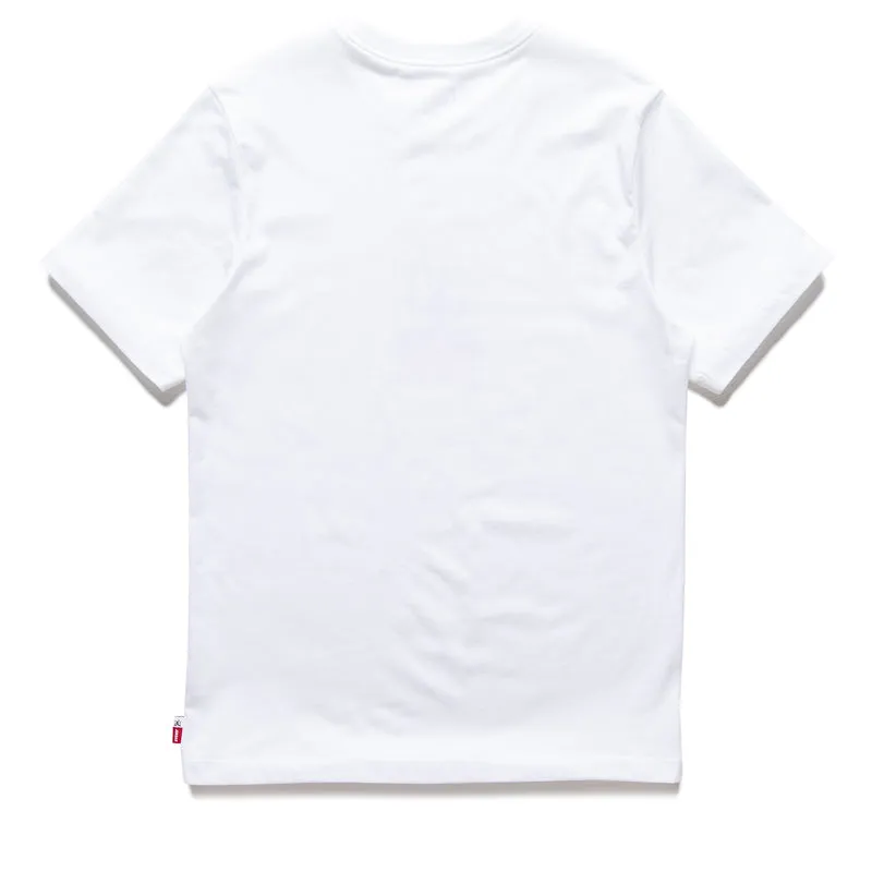 shooting event Bold Patterns Jordan Skate Tee - White/Gym Red