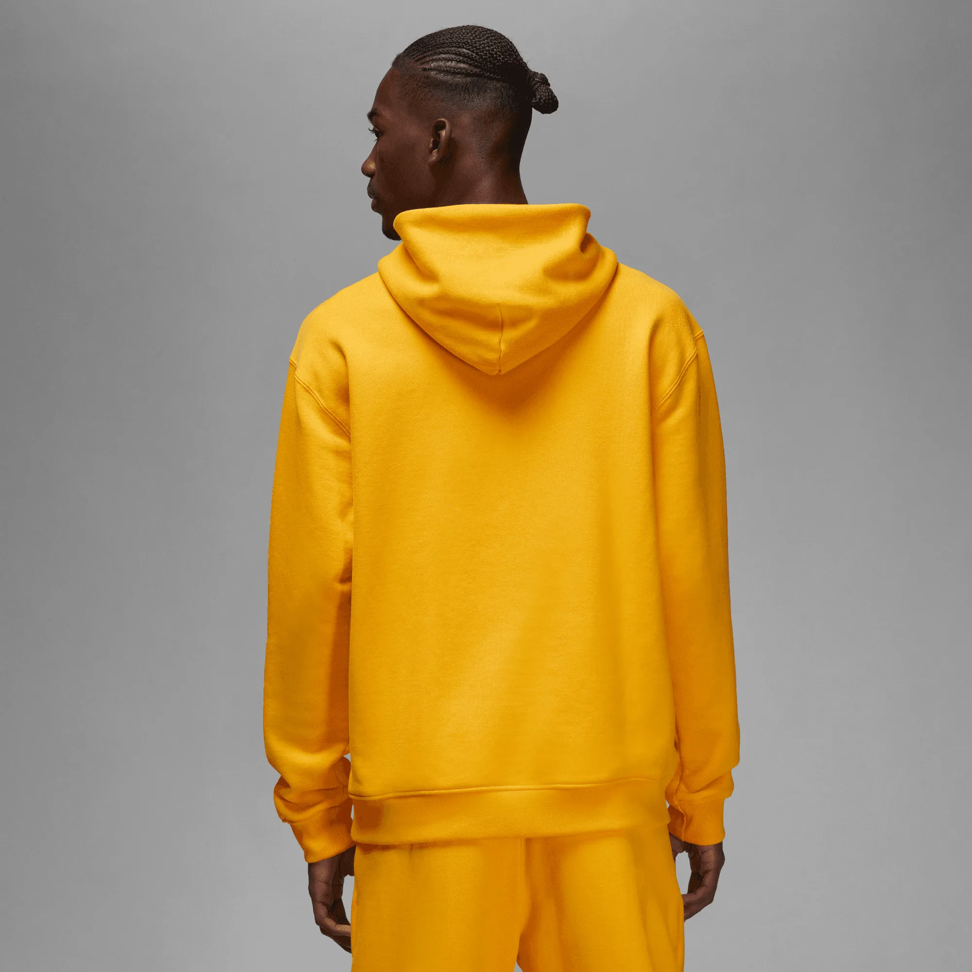 JORDAN WORDMARK MEN`S FLEECE HOODIE - GOLD Earth Fit