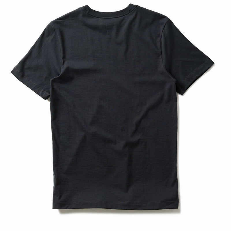 Jordan Crew-Neck Tee - Off Noir/Fire Red Cropped Outdoor Event
