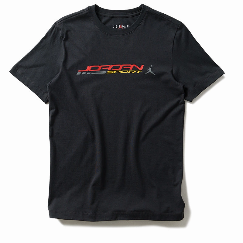 ping pong event Jordan Crew-Neck Tee - Off Noir/Fire Red