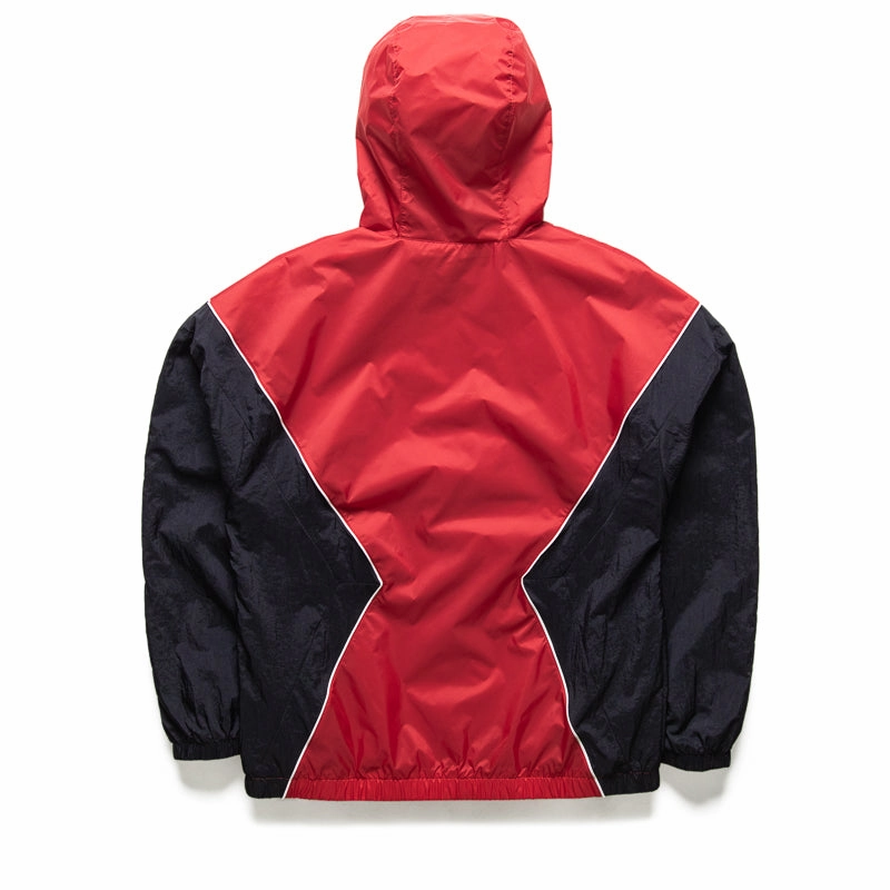 Soft Inner Lining Jordan Hooded Draft Jacket - Varsity Red/Black