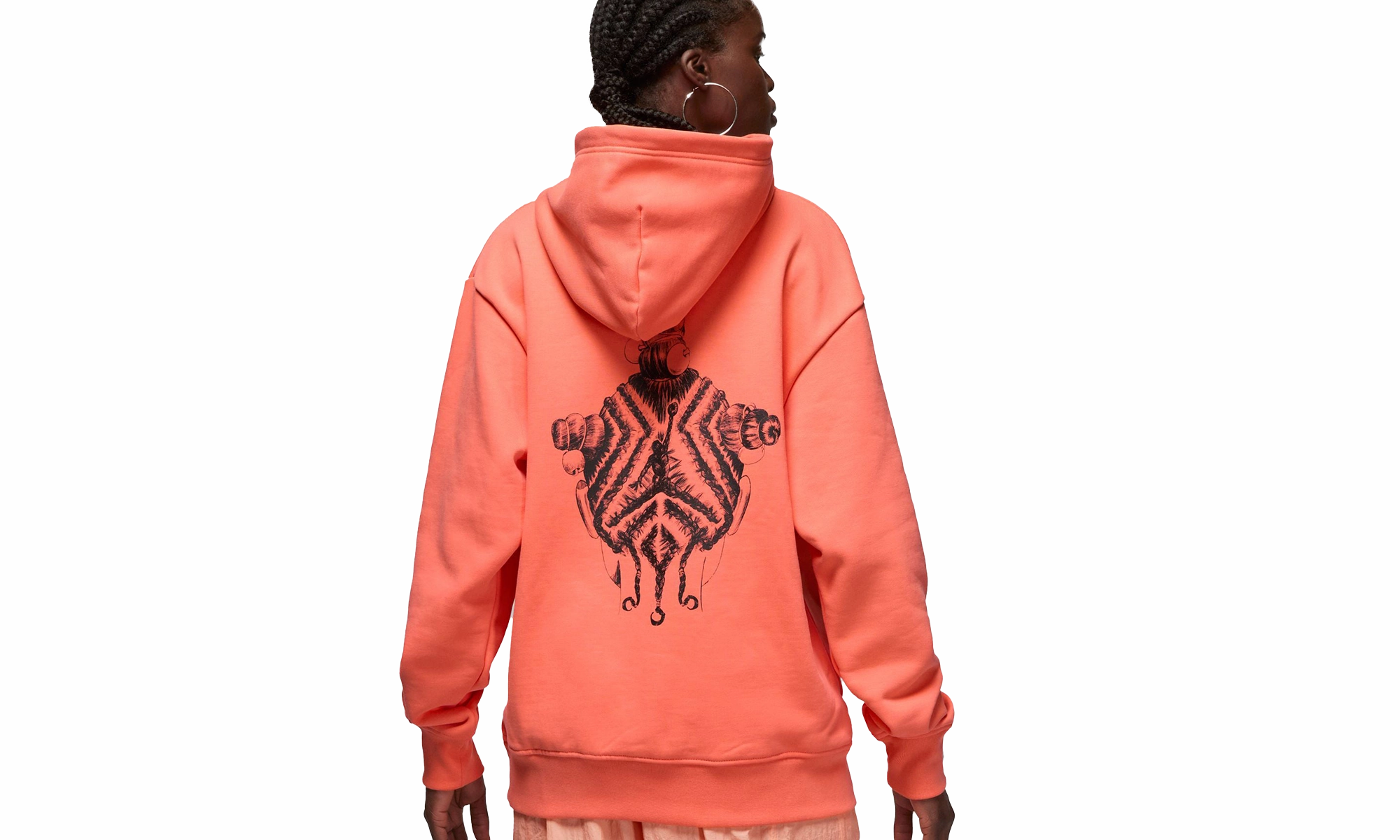 OdorControlClothing Lightweight Fabric Jordan x Bephies Beauty Supply Pullover "Orange"