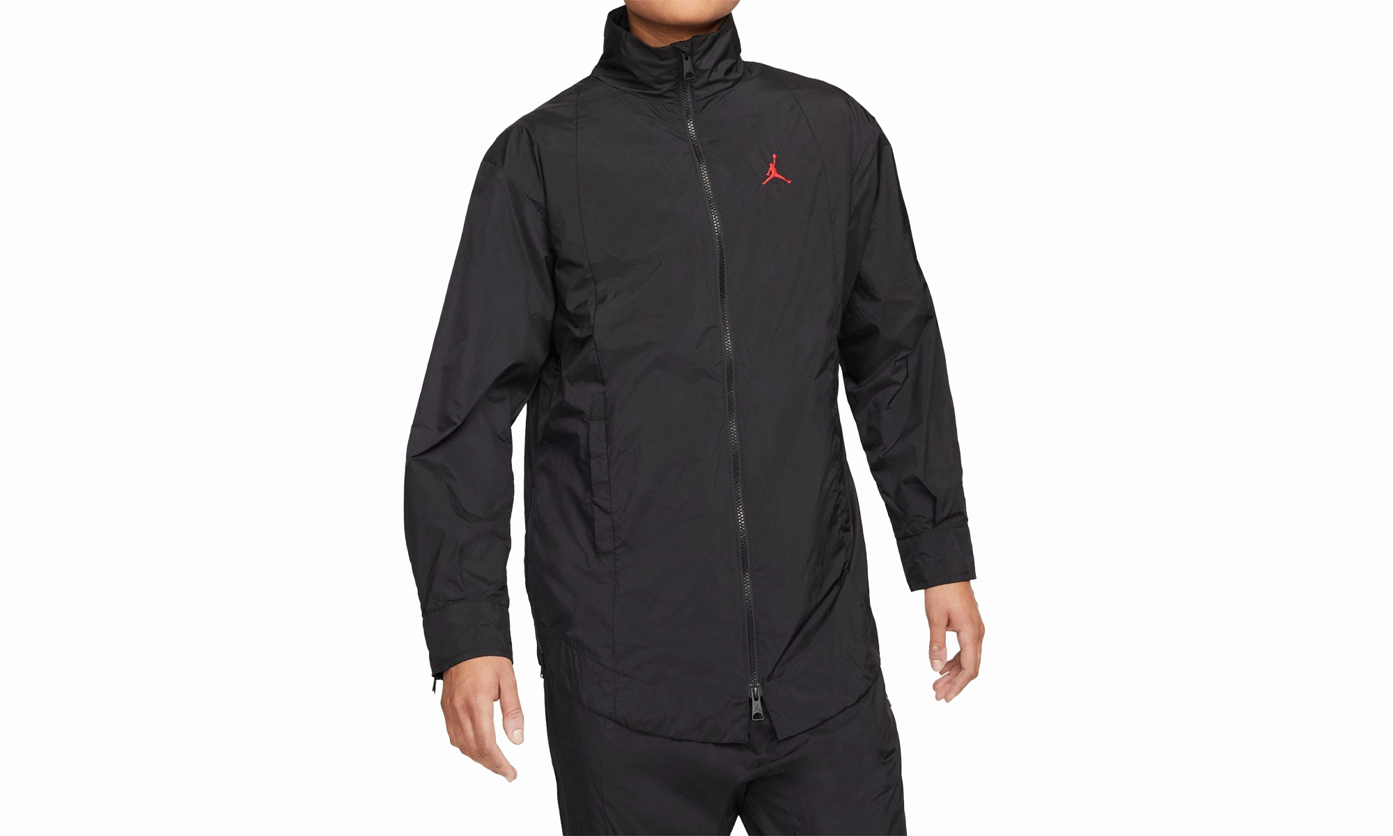 Jordan x Nina Chanel Abney Women's Jacket "Black" Adjustable drawstring