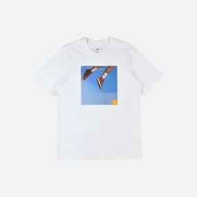 JUMPMAN "BRED 1" PHOTO TEE - WHITE Thermal Insulation Layer AntiStatic Lining