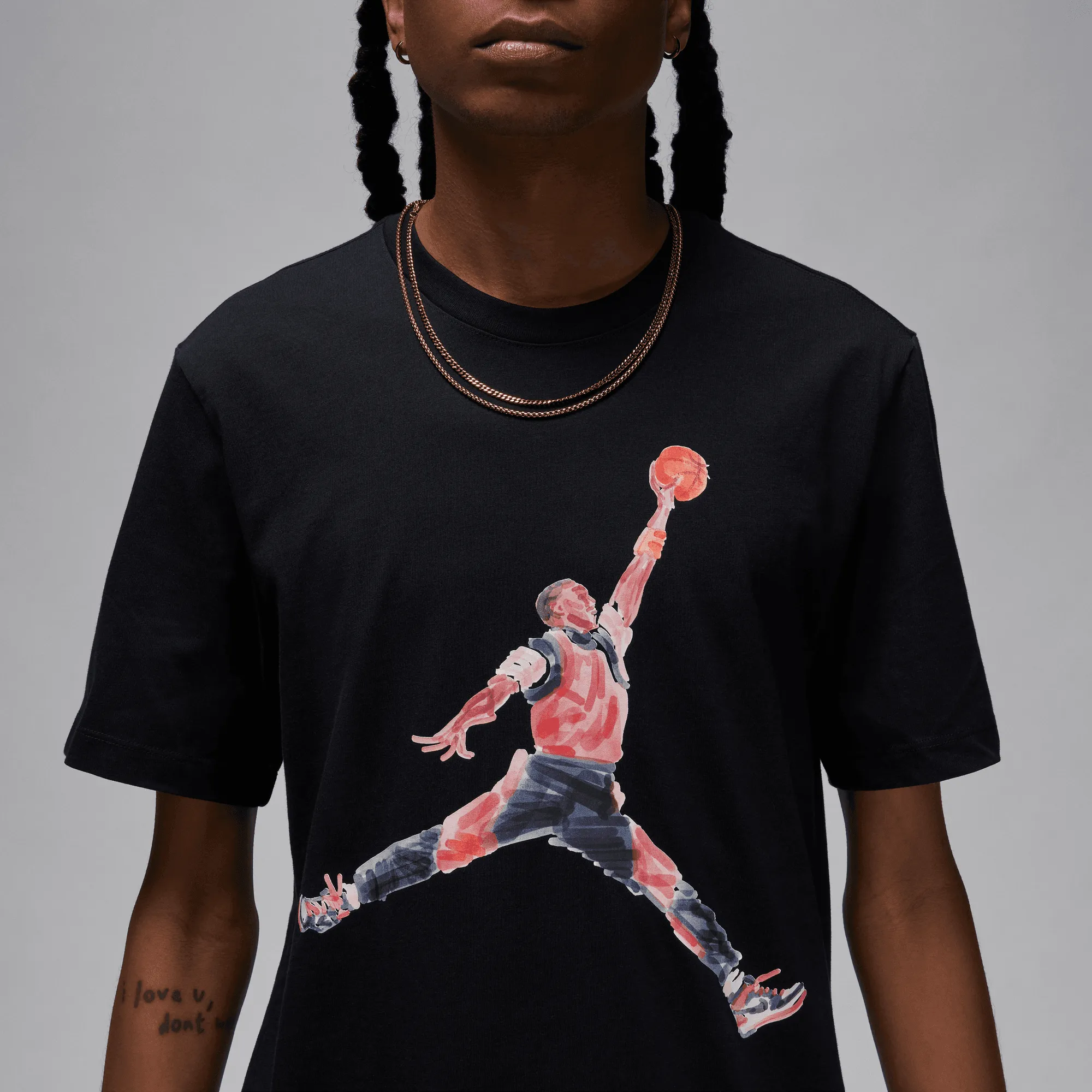 JUMPMAN TEE - BLACK Wild Mood Cool Edge