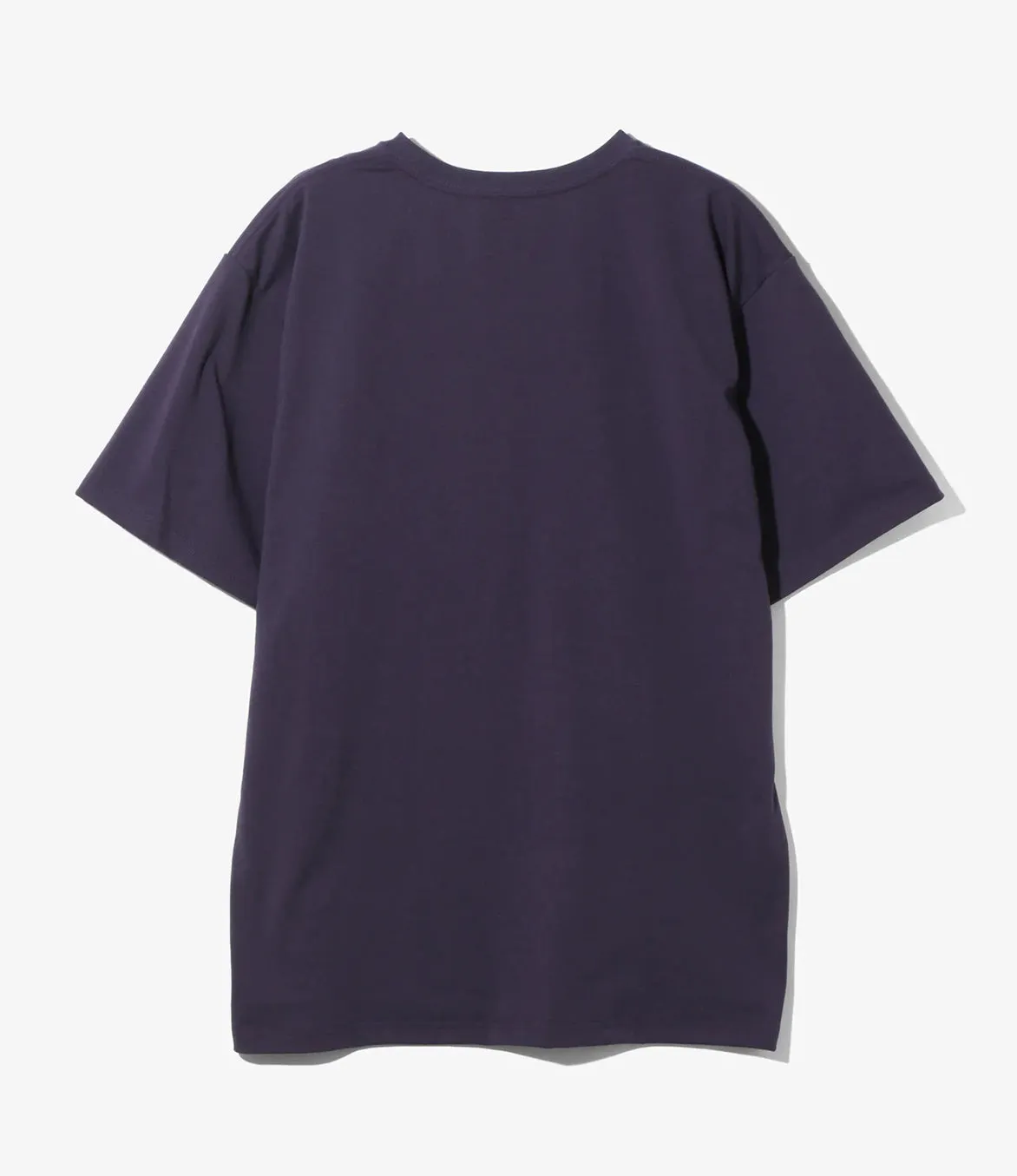 LightweightInsulation KAE TANAKA X NEEDLES S/S CREW NECK TEE - EGGPLANT