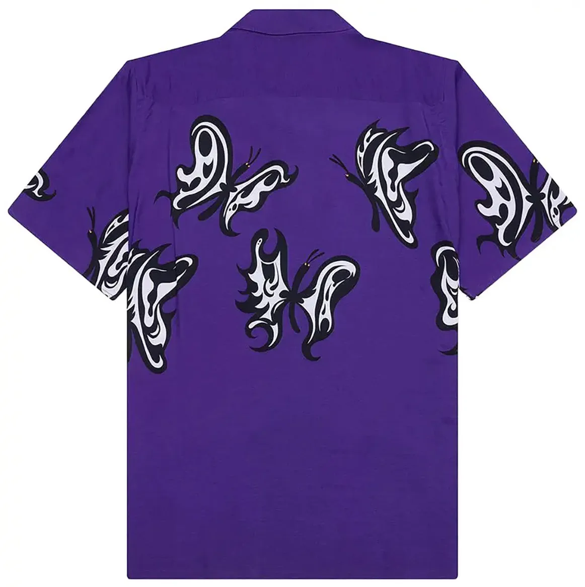 DurableBlend KAE TANAKA X NEEDLES S/S ONE-UP SHIRT - PURPLE