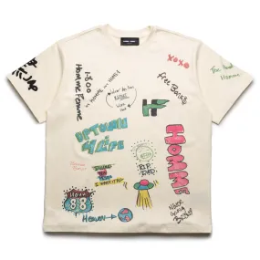 Homme Femme Rest Stop Tee - Off White indoor climate