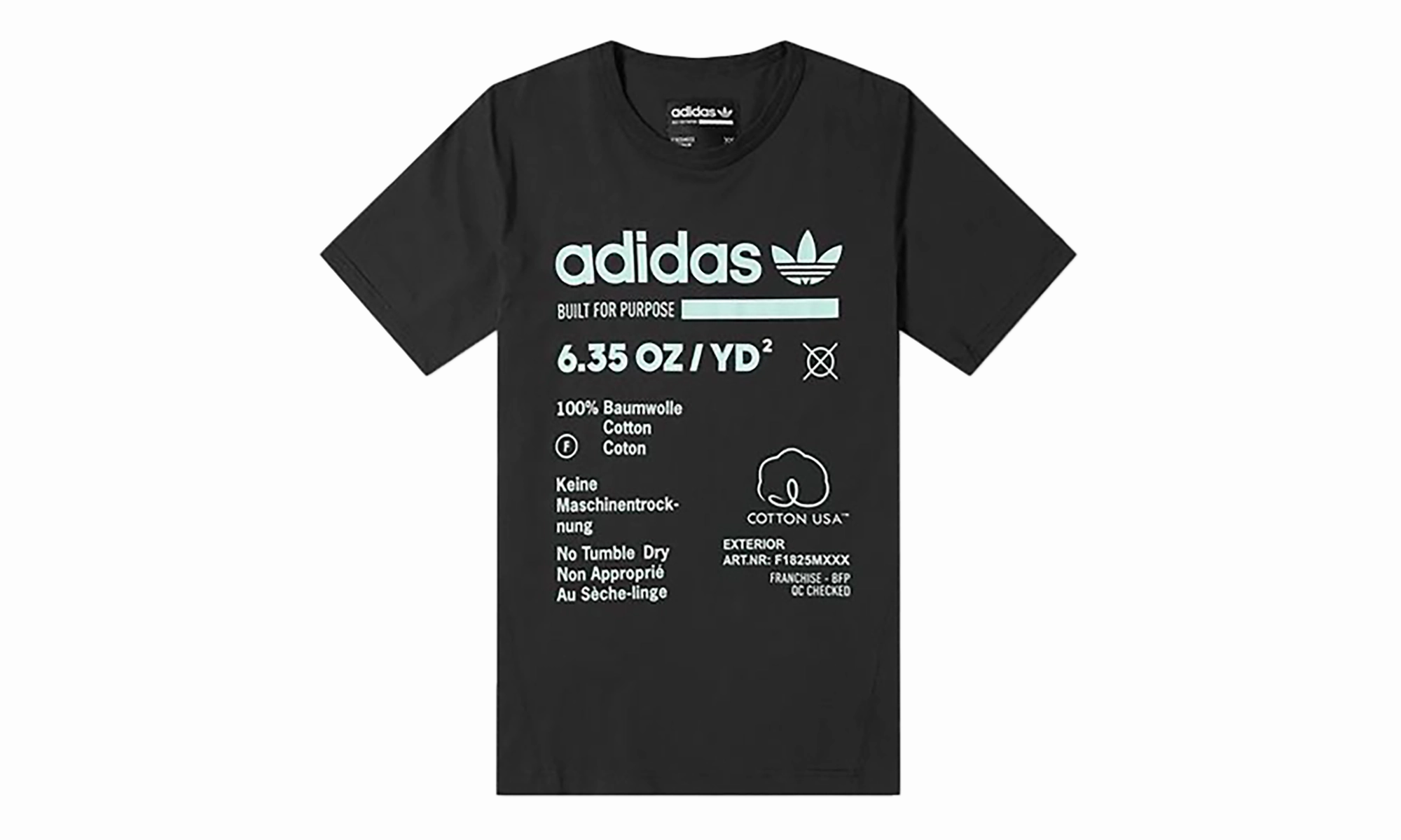 Kaval Athletic Casual T-Shirt "Black / Clear Mint" Green Soul Creative Flow