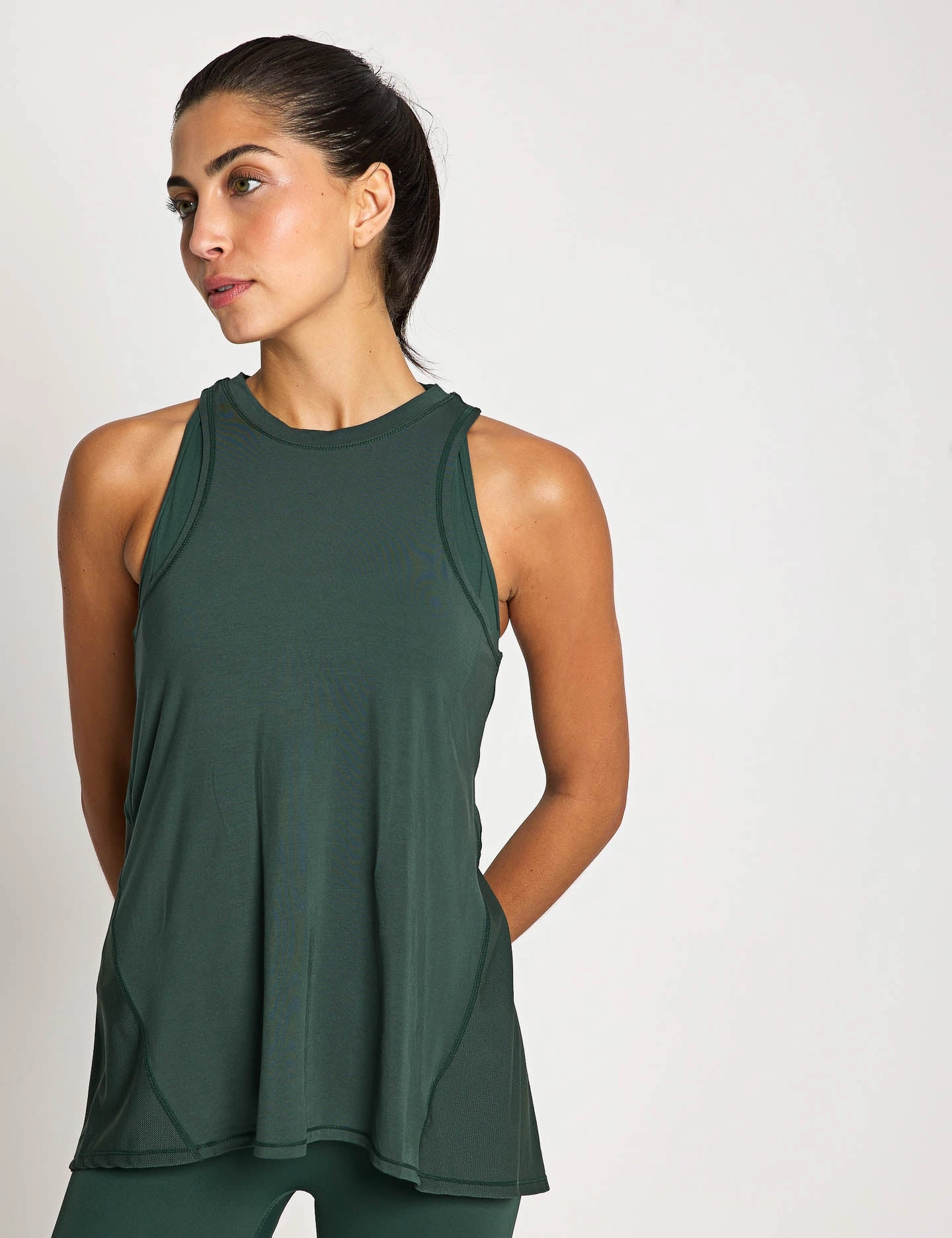 multi - wheel drive Commercial - grade Kendall Tank - Deep Green
