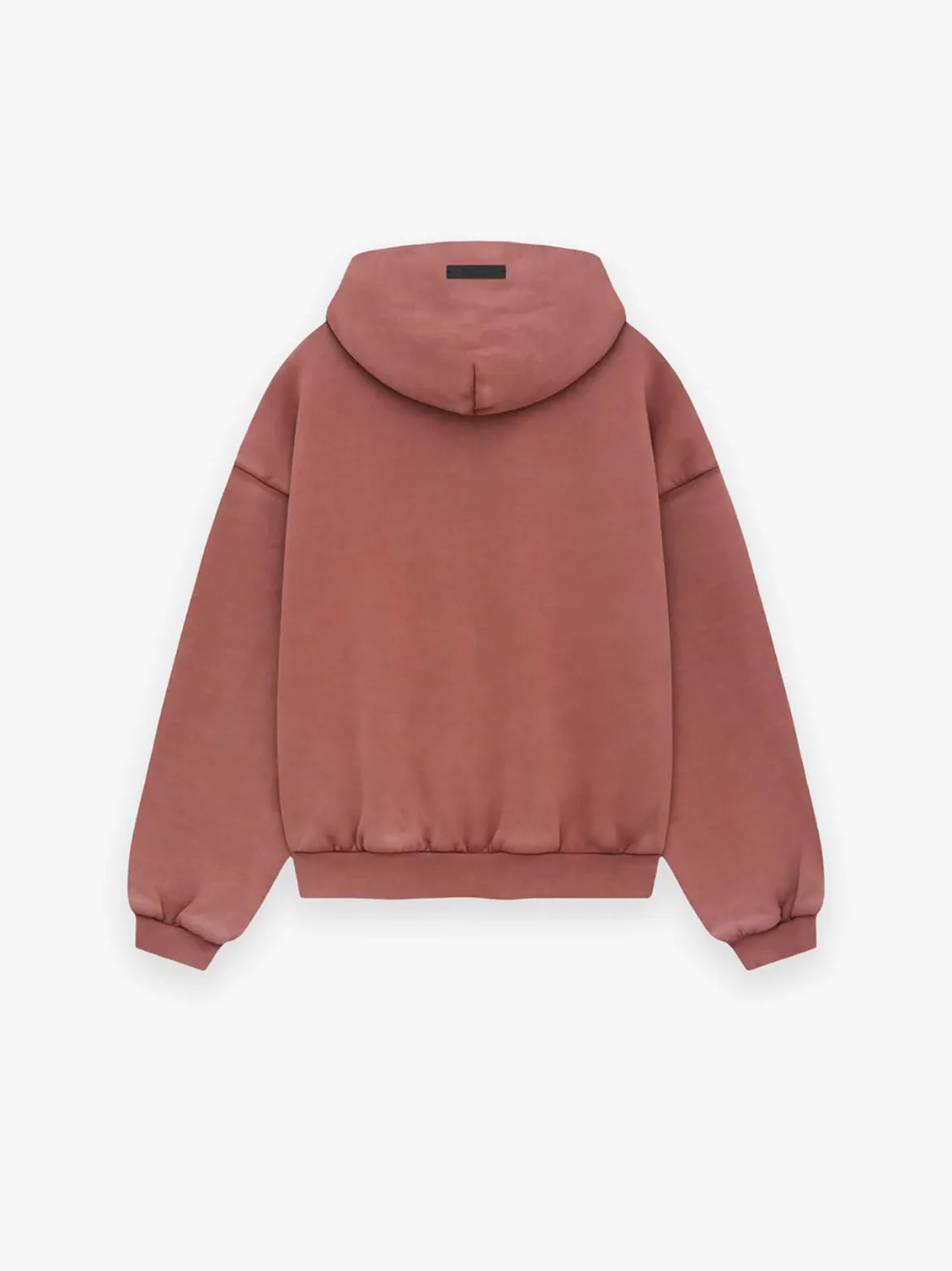 KIDS ESSENTIALS HEAVY FLEECE HOODIE - CRIMSON Lightweight Construction StaticFree Lining