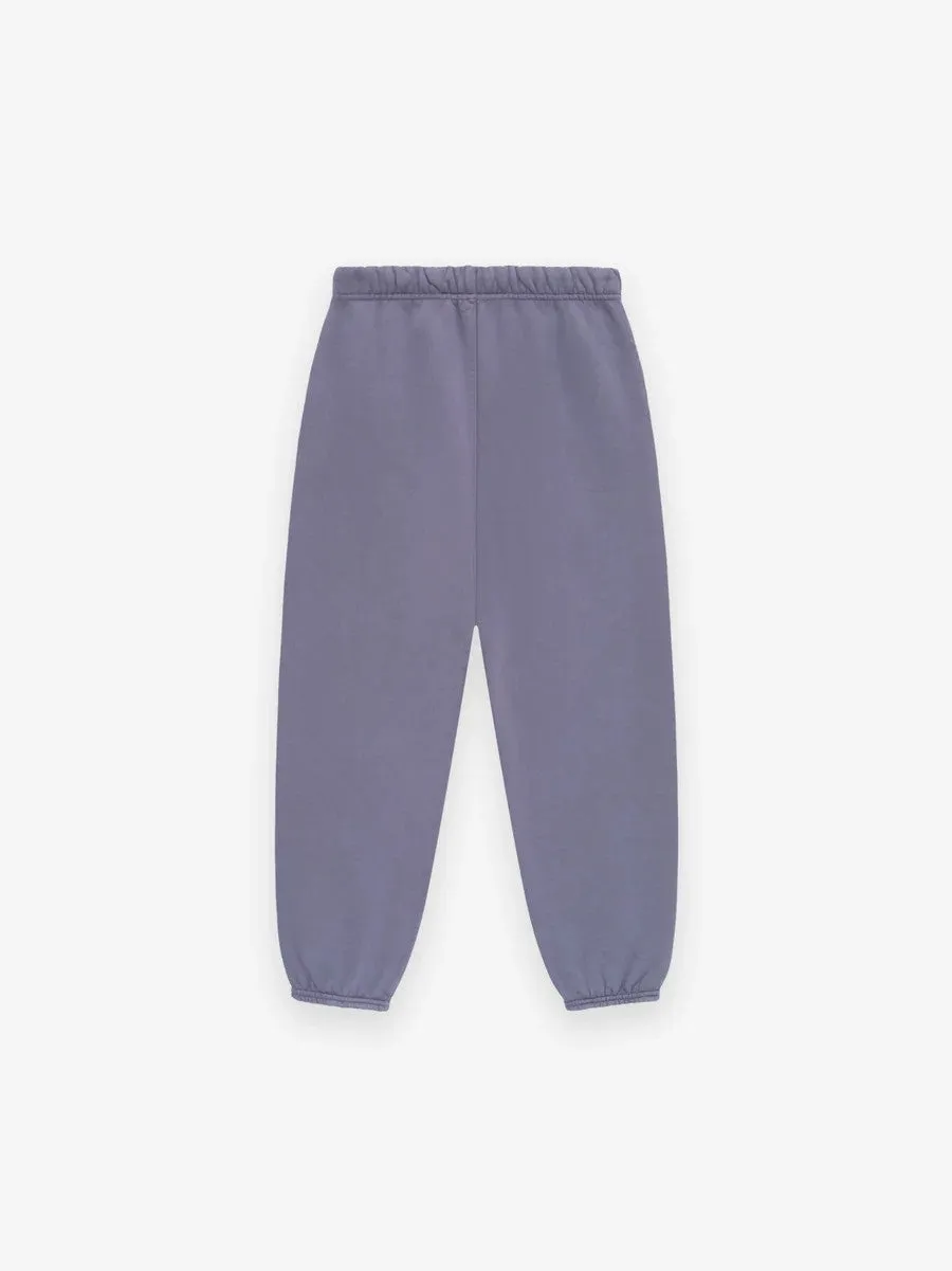 Sequin Glow WrinkleFree Fabric KIDS ESSENTIALS HEAVY FLEECE SWEATPANT - LAVENDER