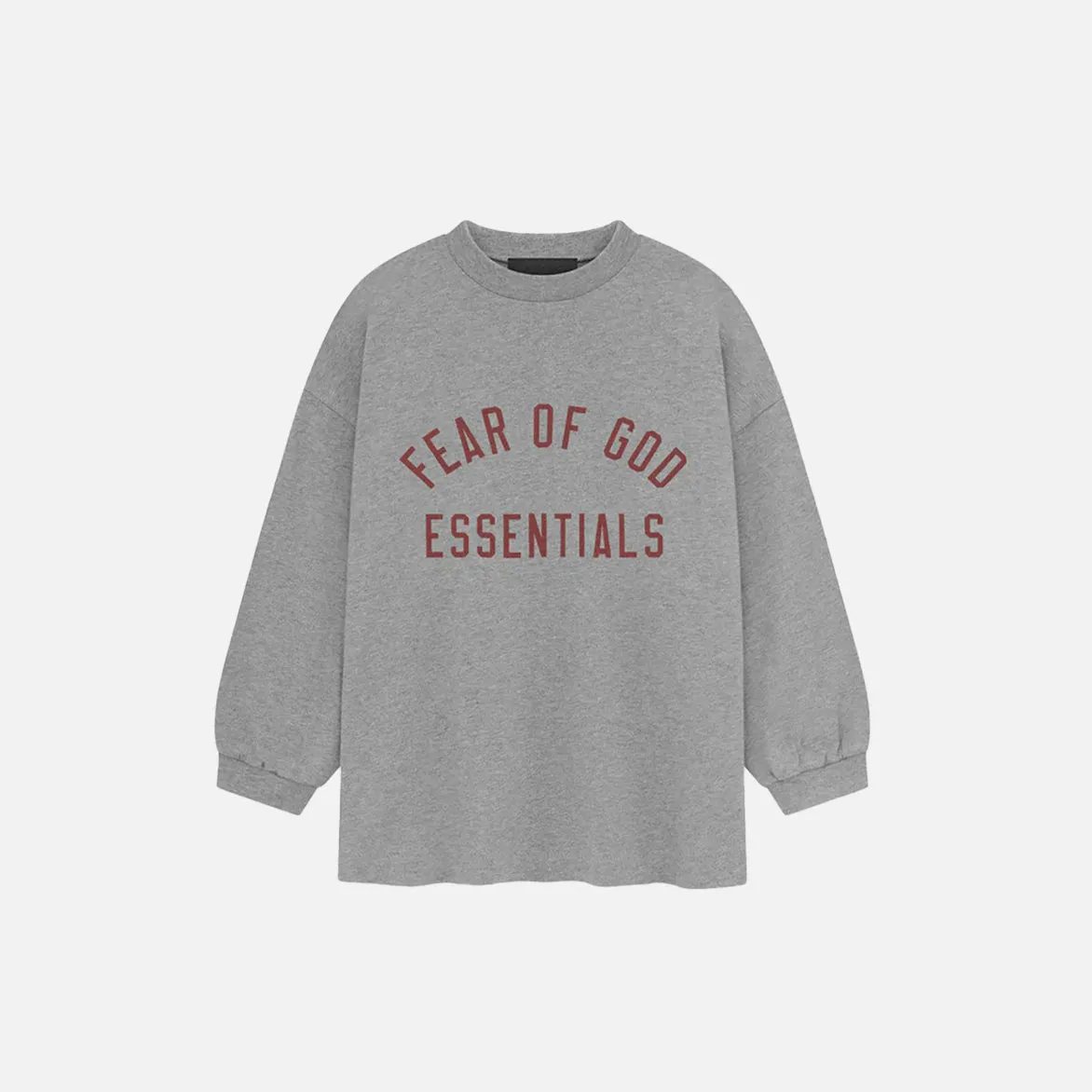 KIDS ESSENTIALS JERSEY LONG SLEEVE TEE - DARK HEATHER Retro cool Road Soul