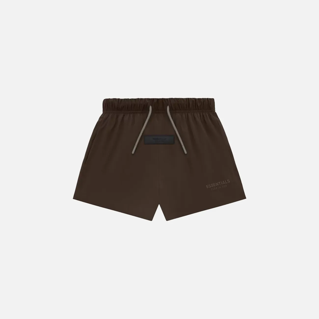 Stretchable Fabric Hidden pockets KIDS ESSENTIALS RUNNING SHORT - HEATHER WOOD
