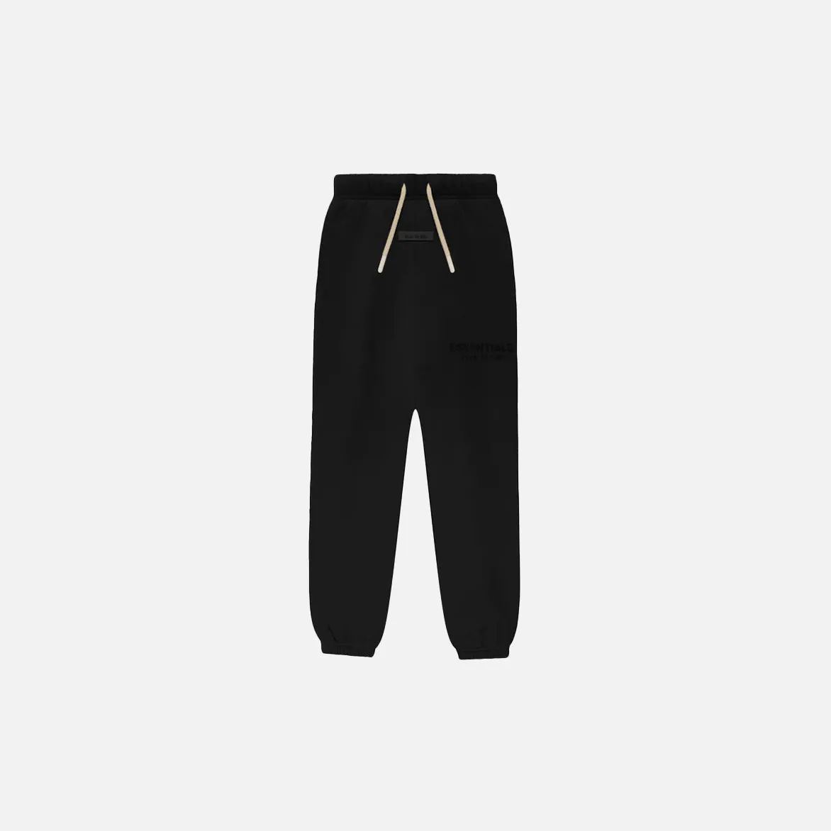 KIDS ESSENTIALS SWEATPANT - JET BLACK FlexibleCuff LowMaintenance