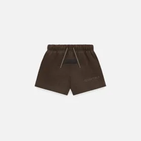 KIDS ESSENTIALS SWEATSHORT = HEATHER WOOD MultiDirectionalFlex
