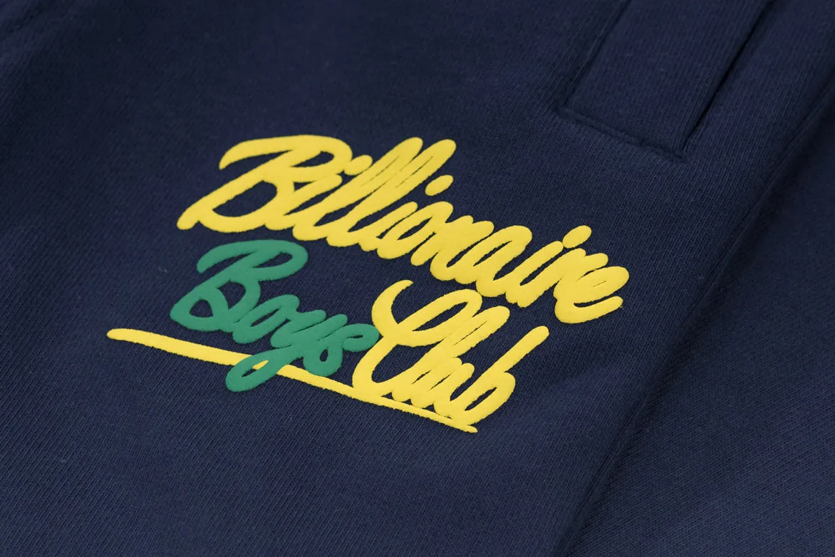 SnagResistant Weave KIDS SCRIPTS LOGO SWEATS - MEDIEVAL BLUE