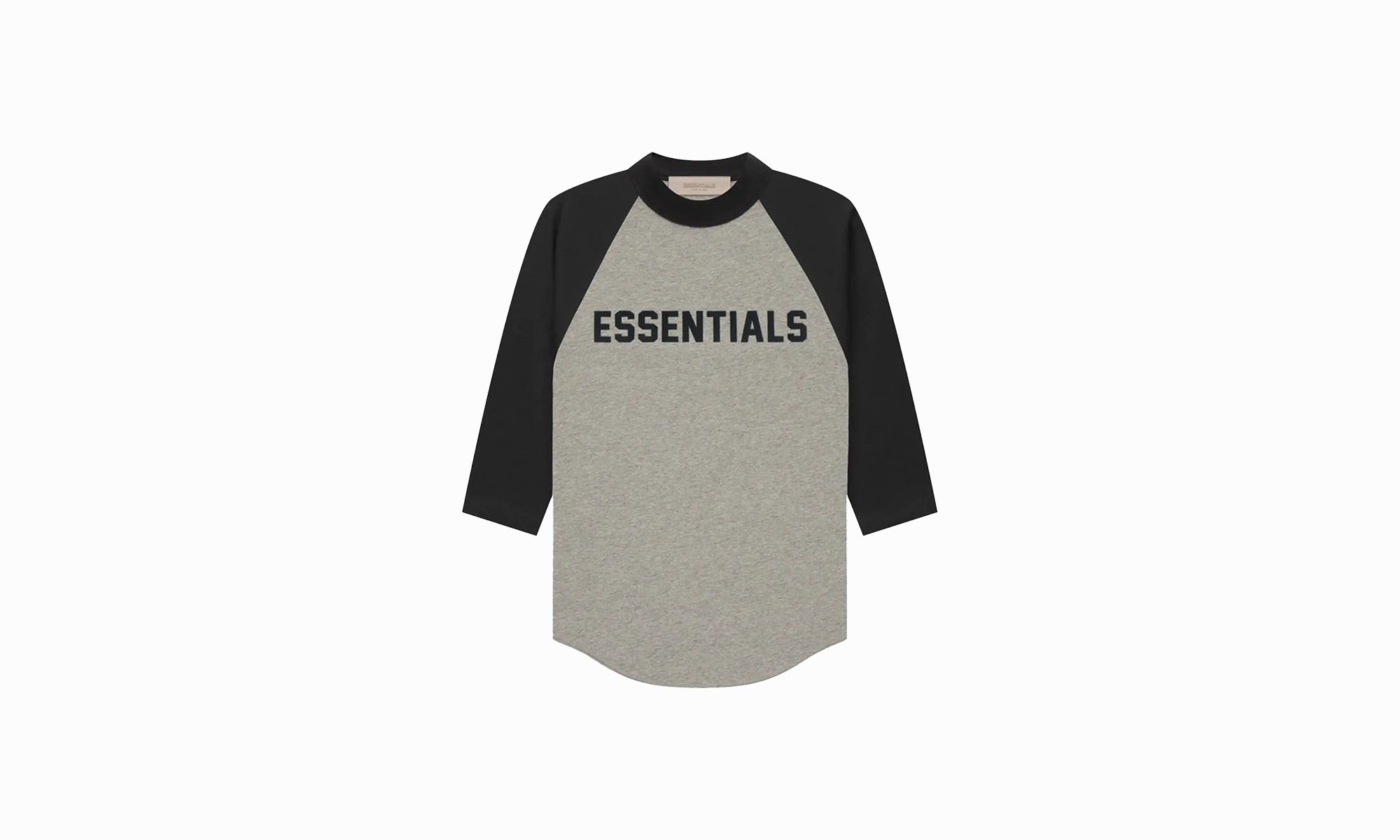 Thick Glow Kids 3/4 Sleeve Baseball Tee "Dark Oatmeal"