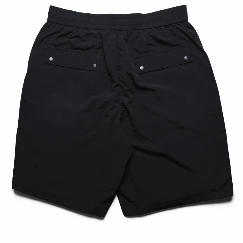 concert outfit multiple pockets Politics Angler Shorts - Black