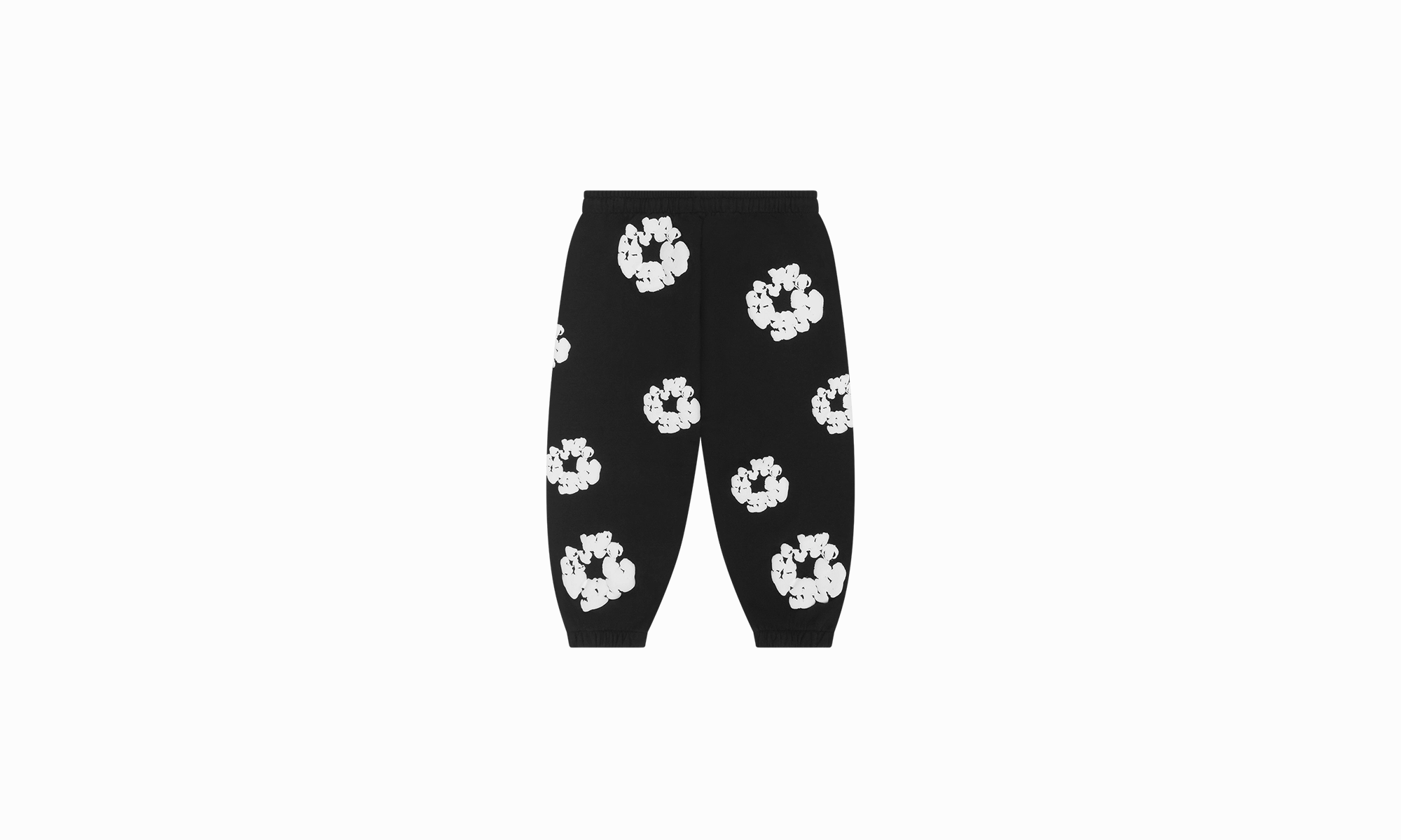 Kids Cotton Wreath Sweatpants "Black"