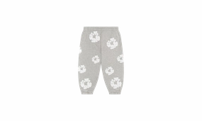 Kids Cotton Wreath Sweatpants "Grey"