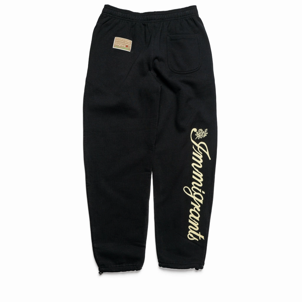 Kids of Immigrants Immigrants Sweatpants - Black Multi Pocket Configurations Bonded Seam Reinforcement